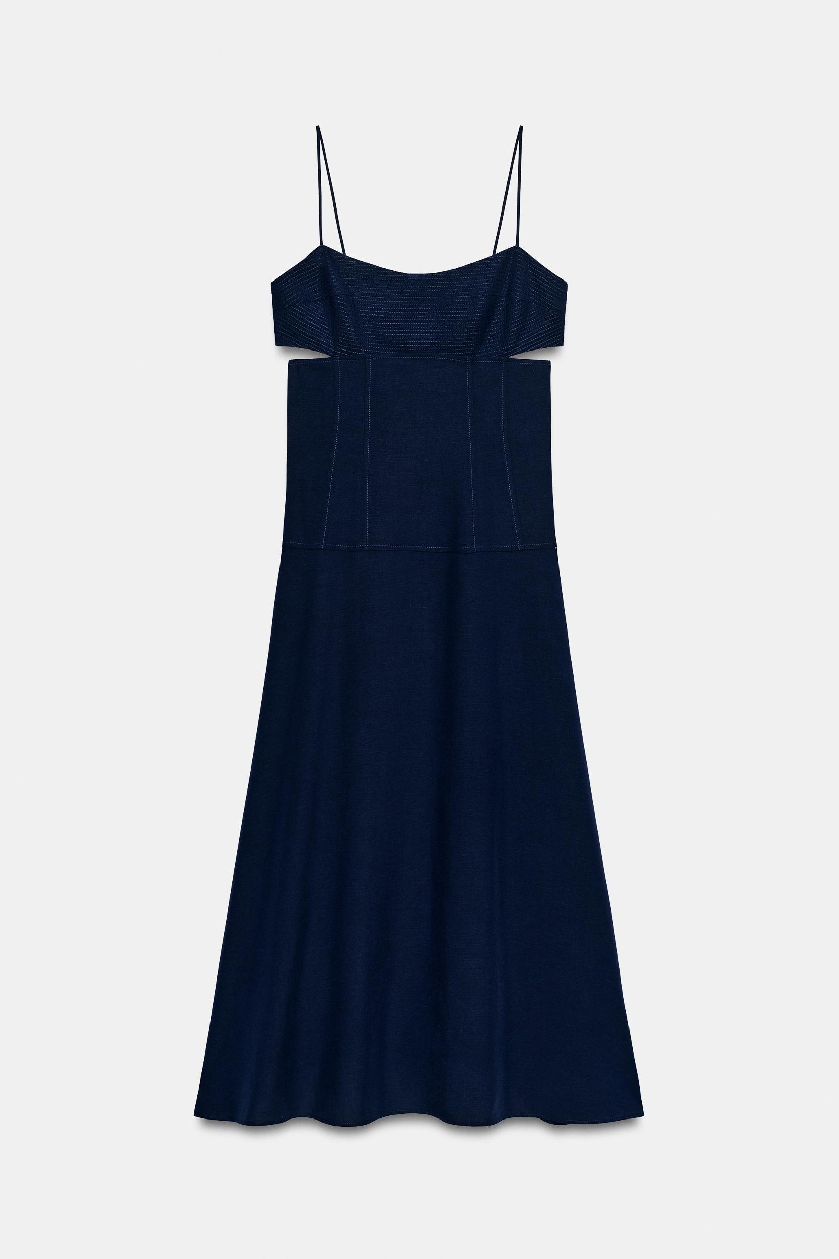 CUT OUT STRAPPY MIDI DRESS Product Image