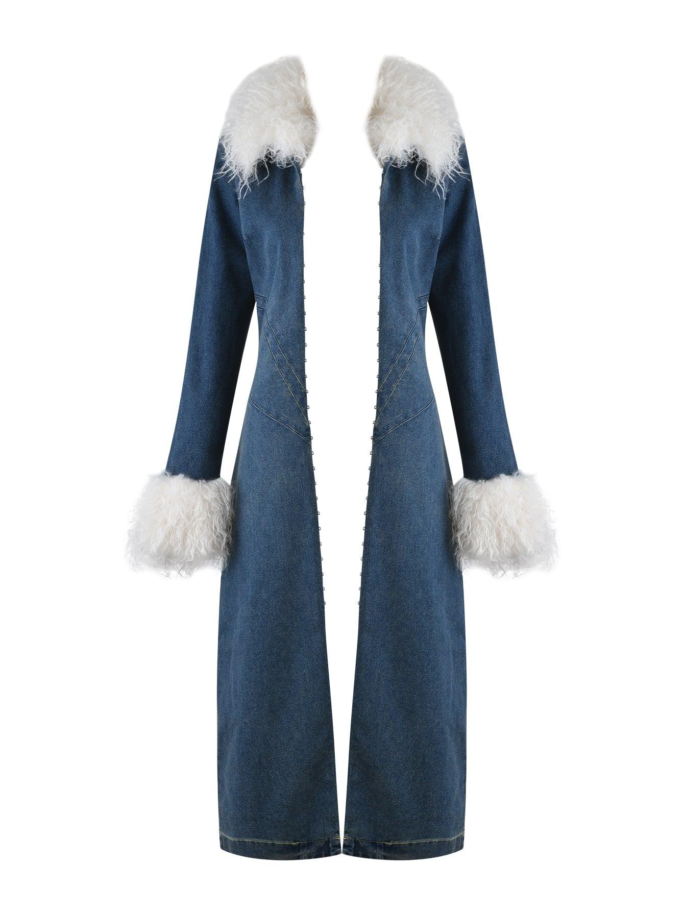 SYLVIE COAT - BLUE :  BLUE DENIM Product Image