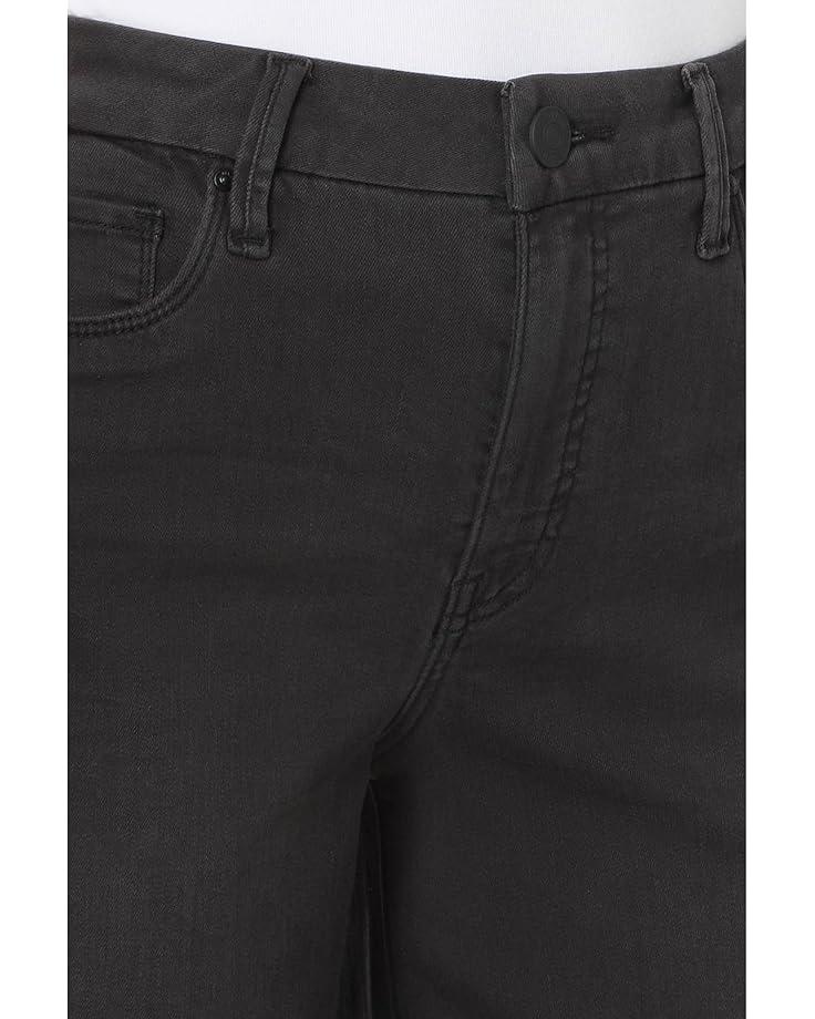 Petite Meg High-Rise Wide Leg Exposed Button Raw Hem Patch Pockets in Prevent Product Image