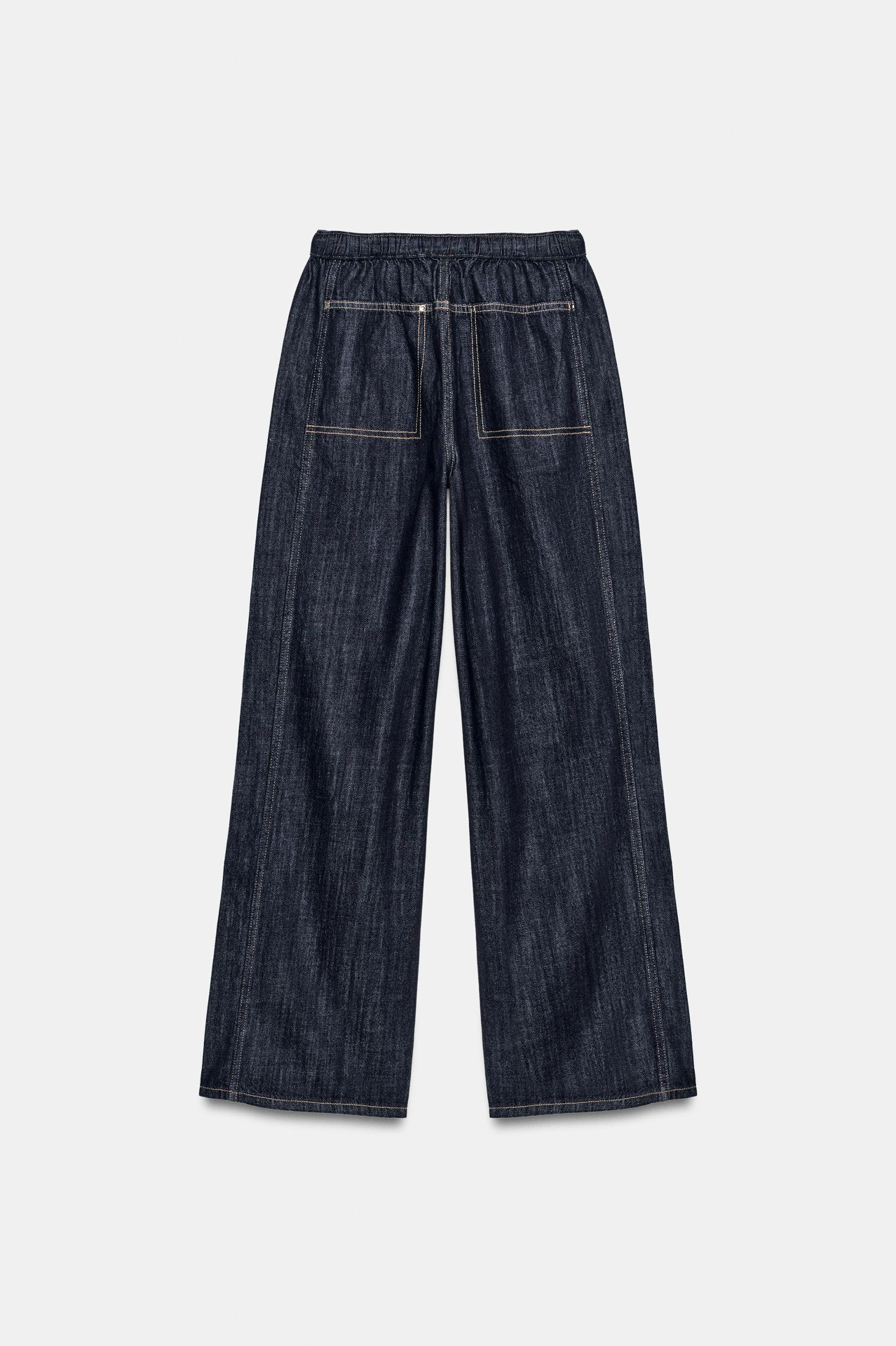 Z1975 MID-RISE WIDE LEG JOGGER JEANS Product Image