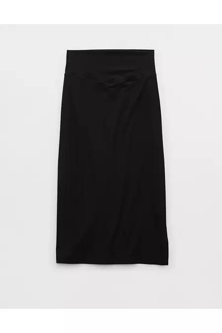 OFFLINE By Aerie Real Me XTRA Ribbed Midi Skirt Women's Product Image