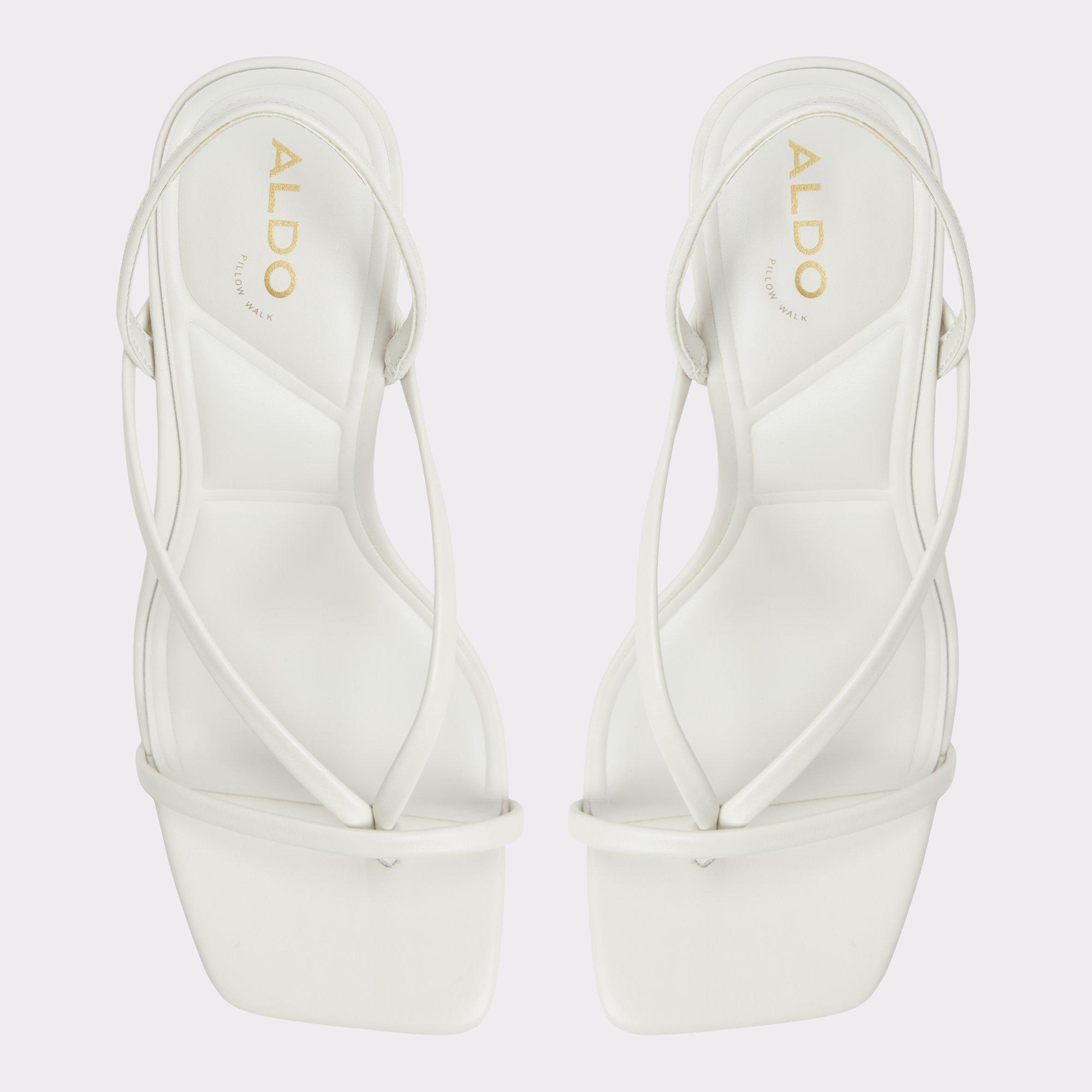 Riva White/Bone Women's Strappy sandals | ALDO US Product Image