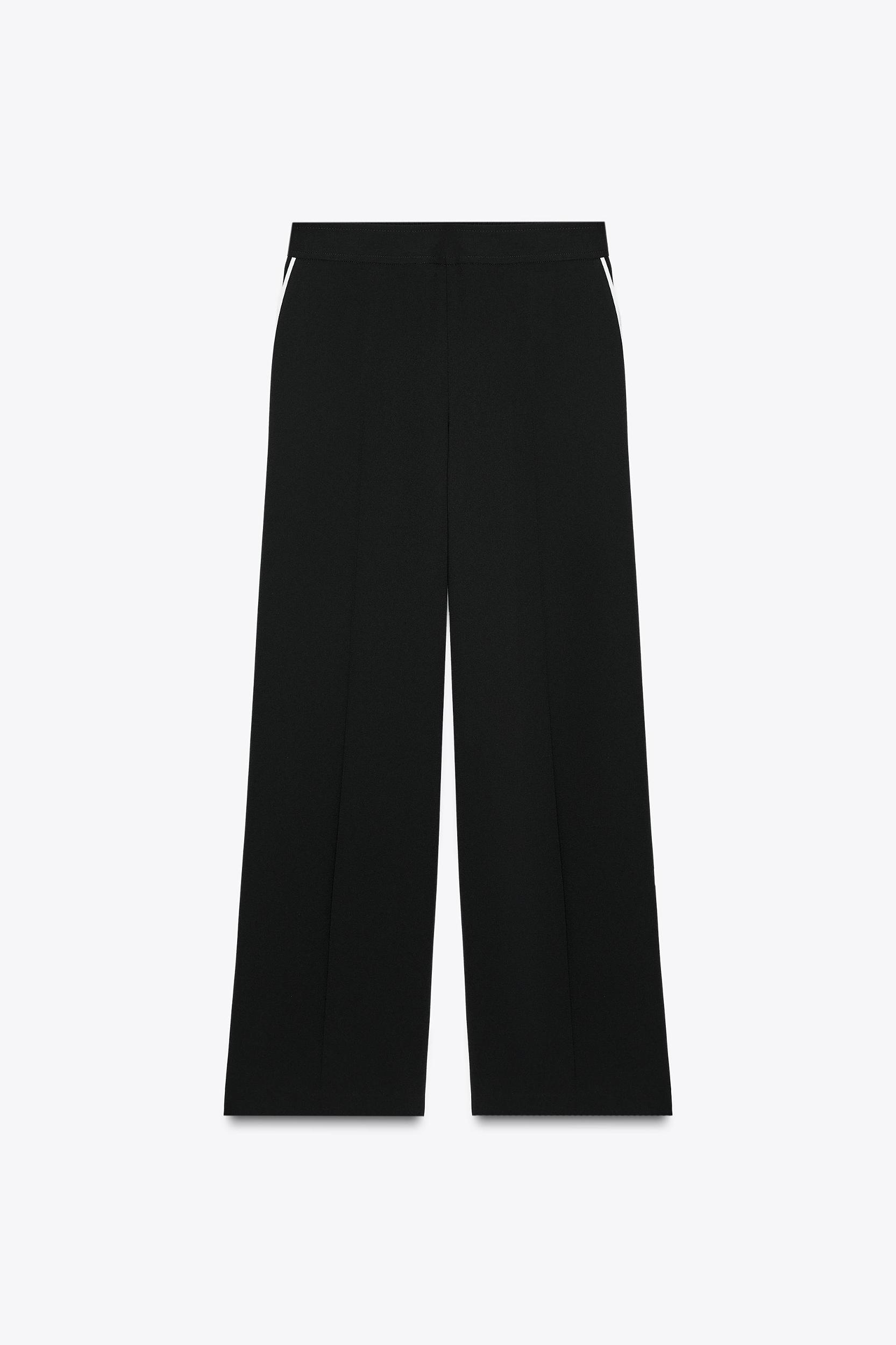 CONTRAST PIPED PANTS Product Image