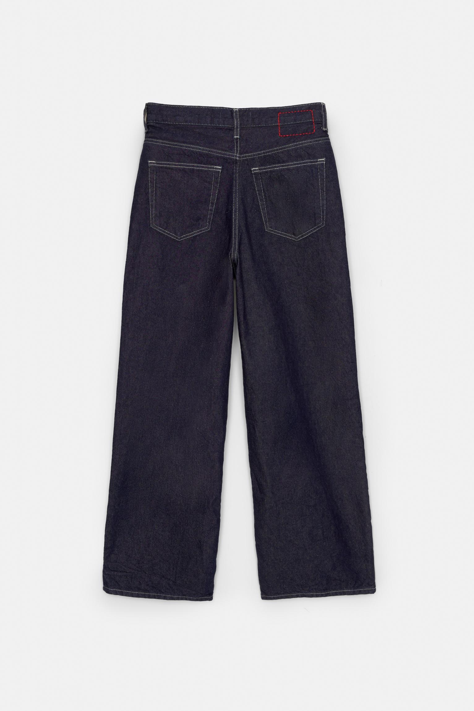 Super baggy jeans with crossover waistband Product Image