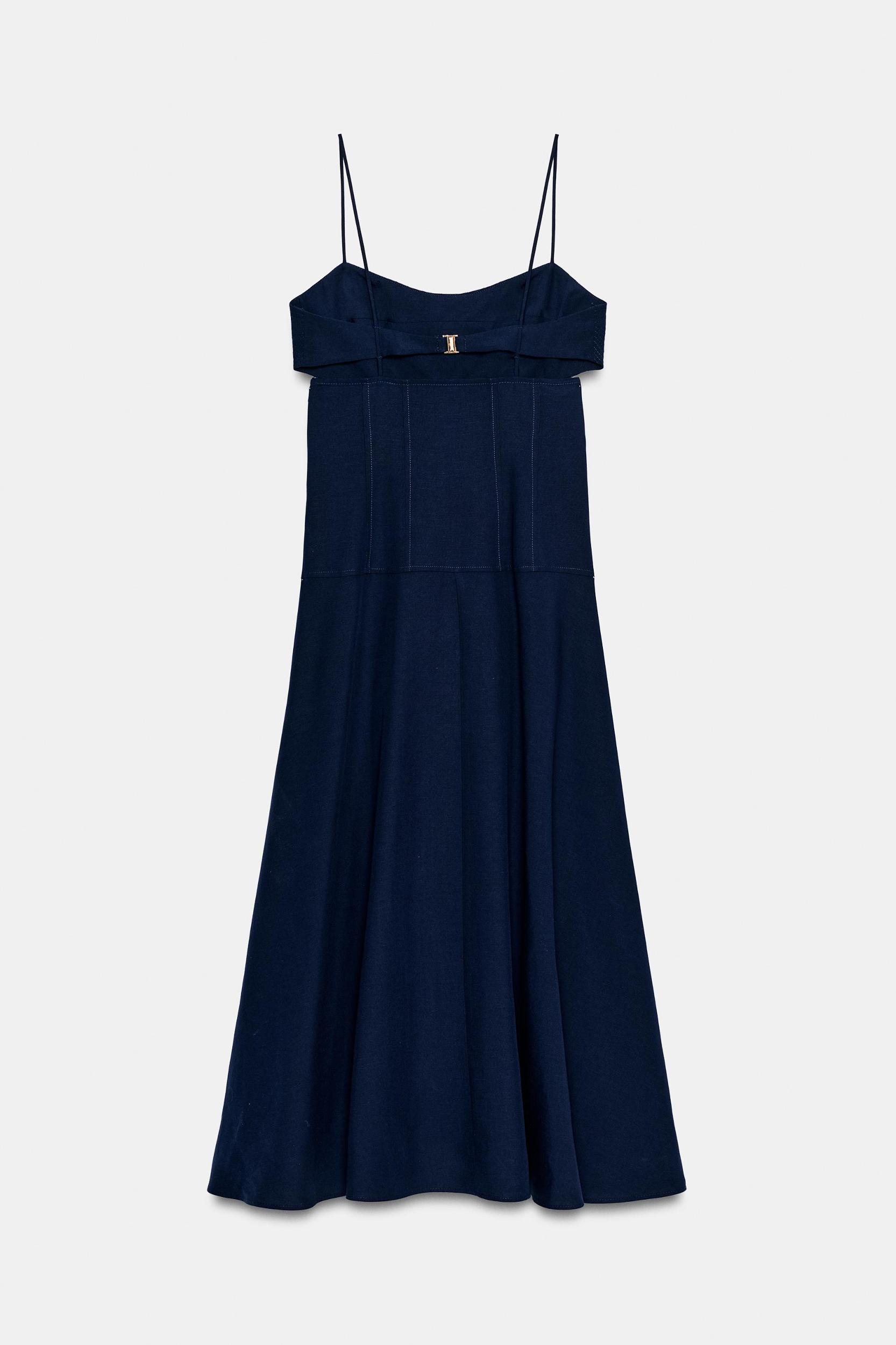 CUT OUT STRAPPY MIDI DRESS Product Image