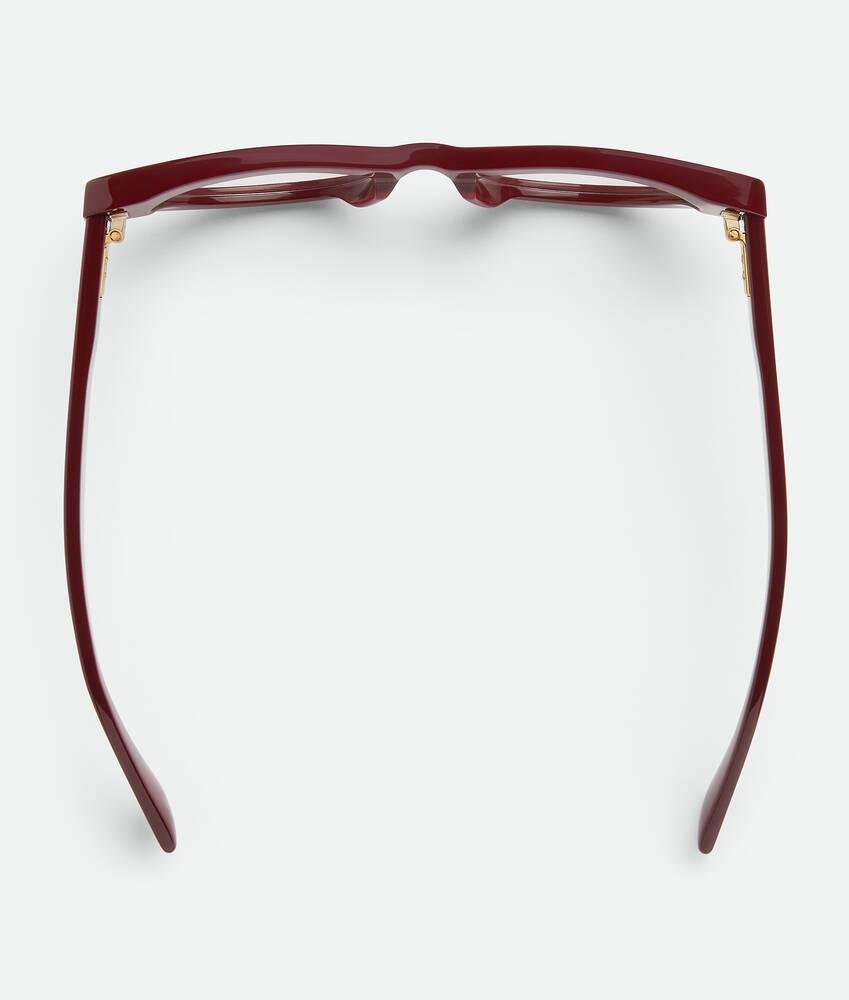 Women's Dizzy Cat Eye Eyeglasses in Burgundy/transparent Product Image