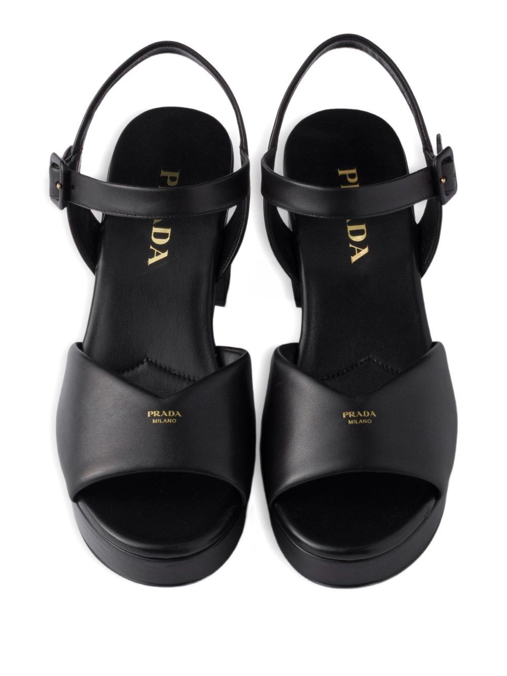 65mm buckle-strap platform sandals Product Image