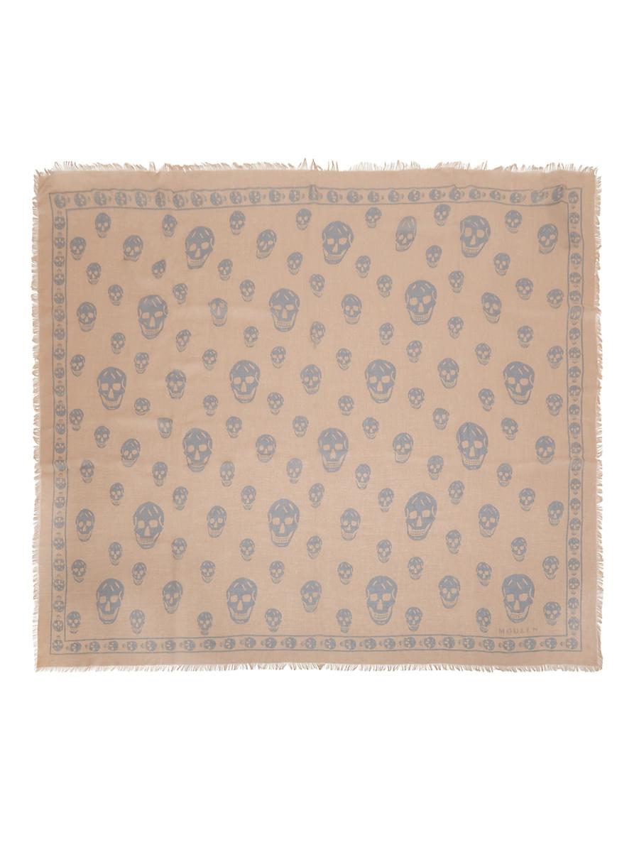 Mens Skull Silk-Blend Foulard Product Image