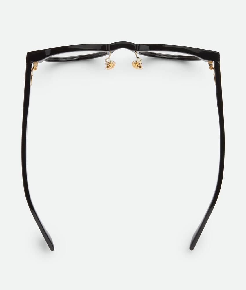 Dizzy Round Eyeglasses in Black/transparent Product Image