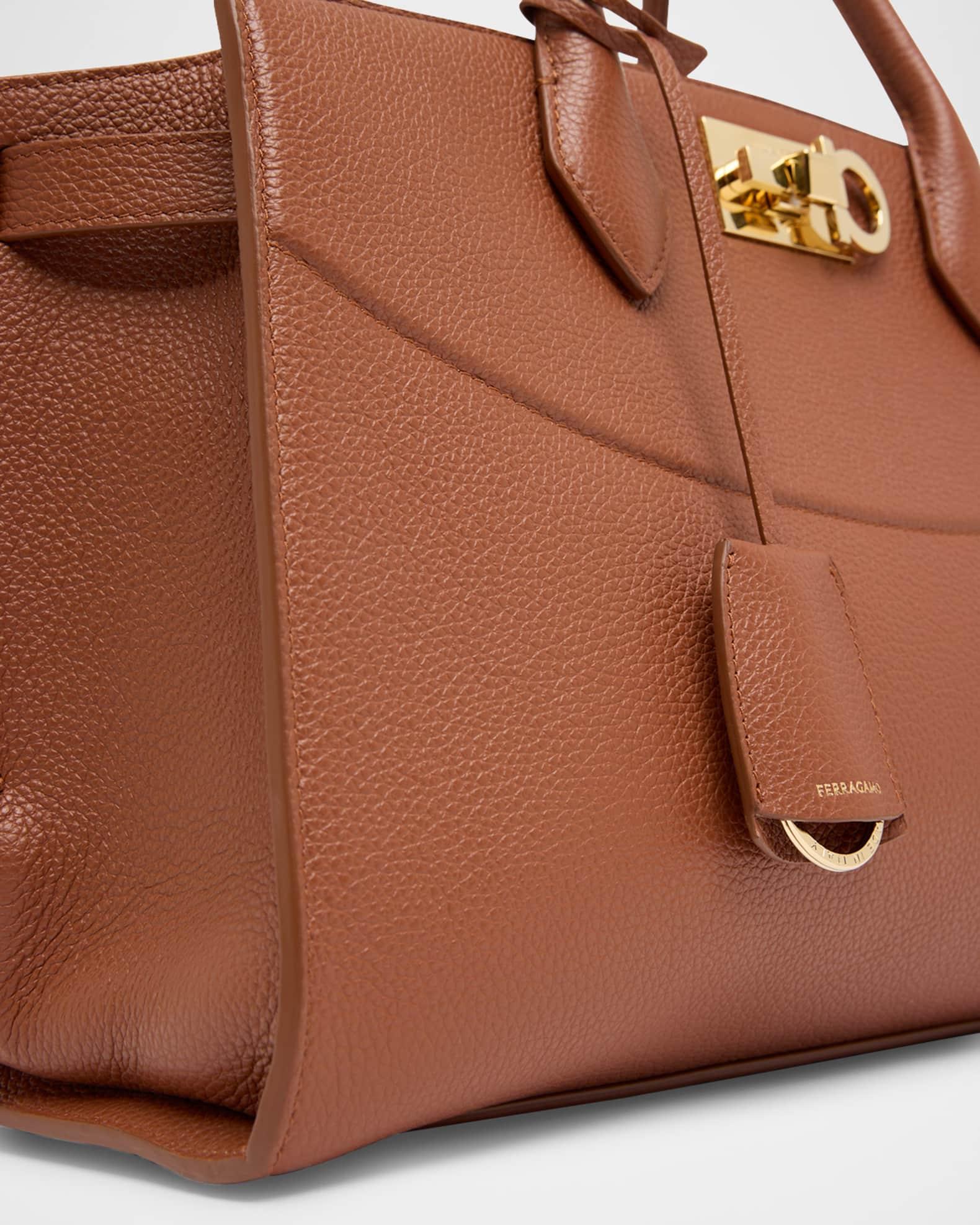 The New Studio Soft Leather Top-Handle Bag Product Image