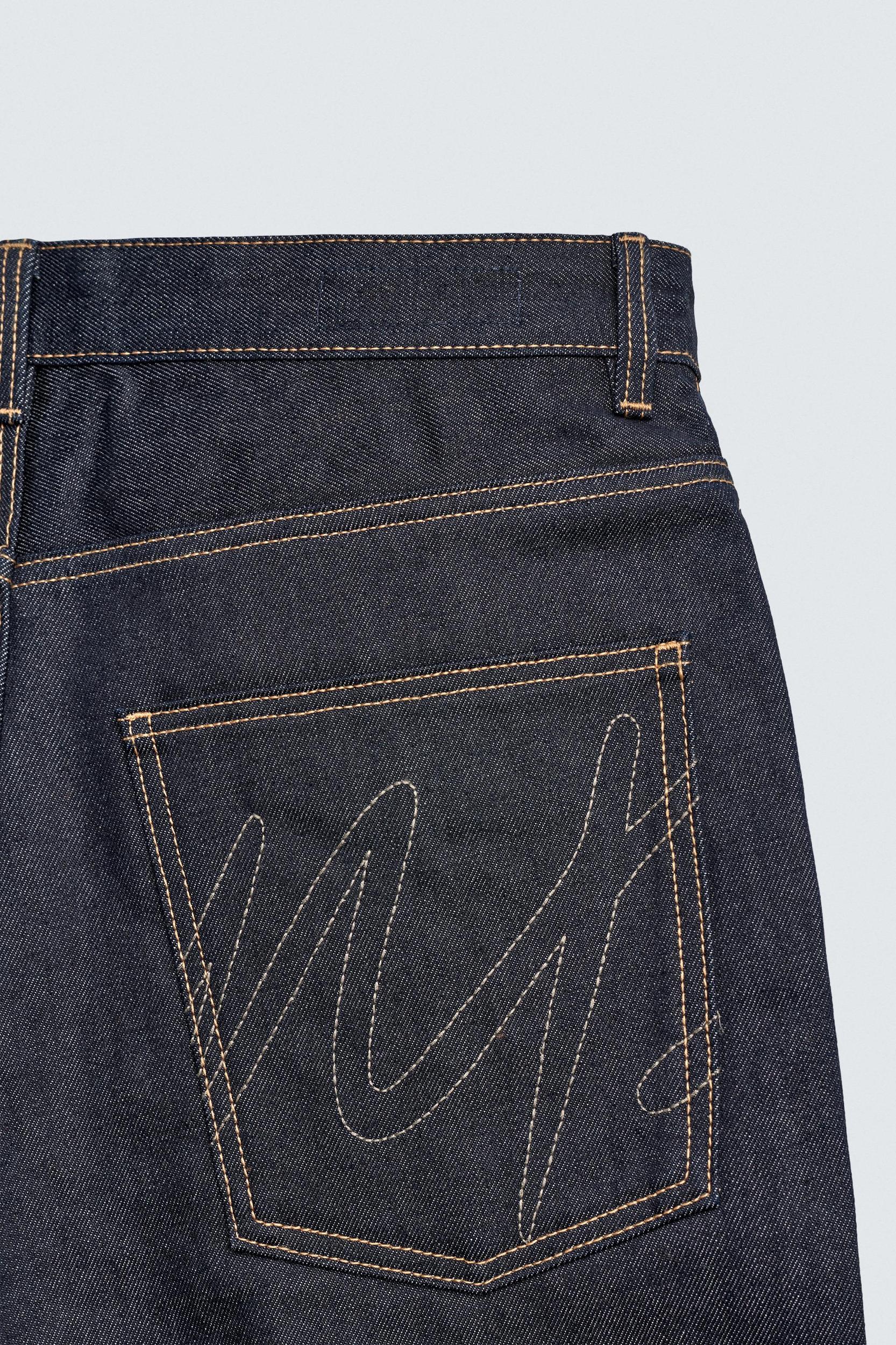 BAGGY FIT JEANS WITH TOPSTITCHING Product Image