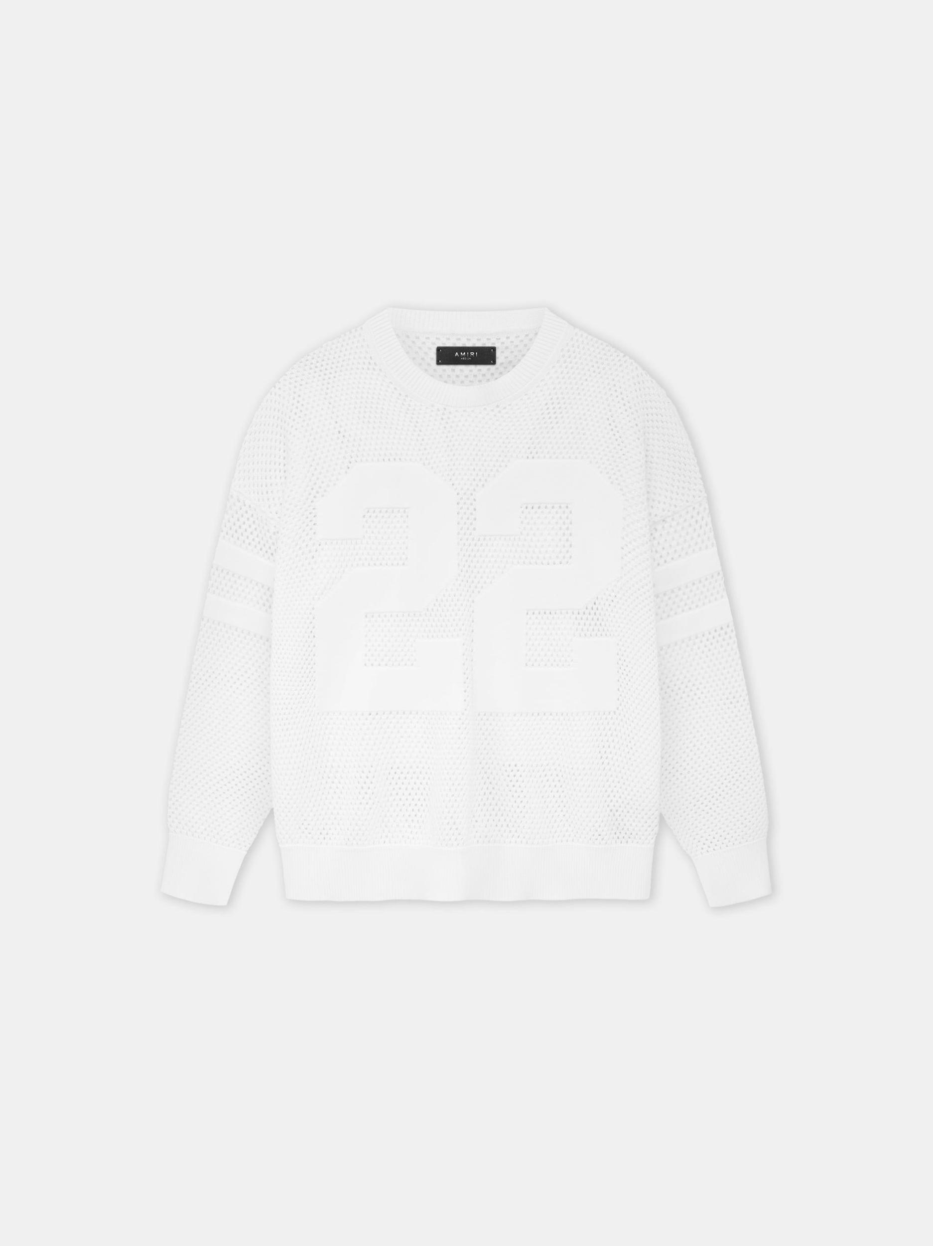AMIRI 22 CREWNECK - White Male Product Image