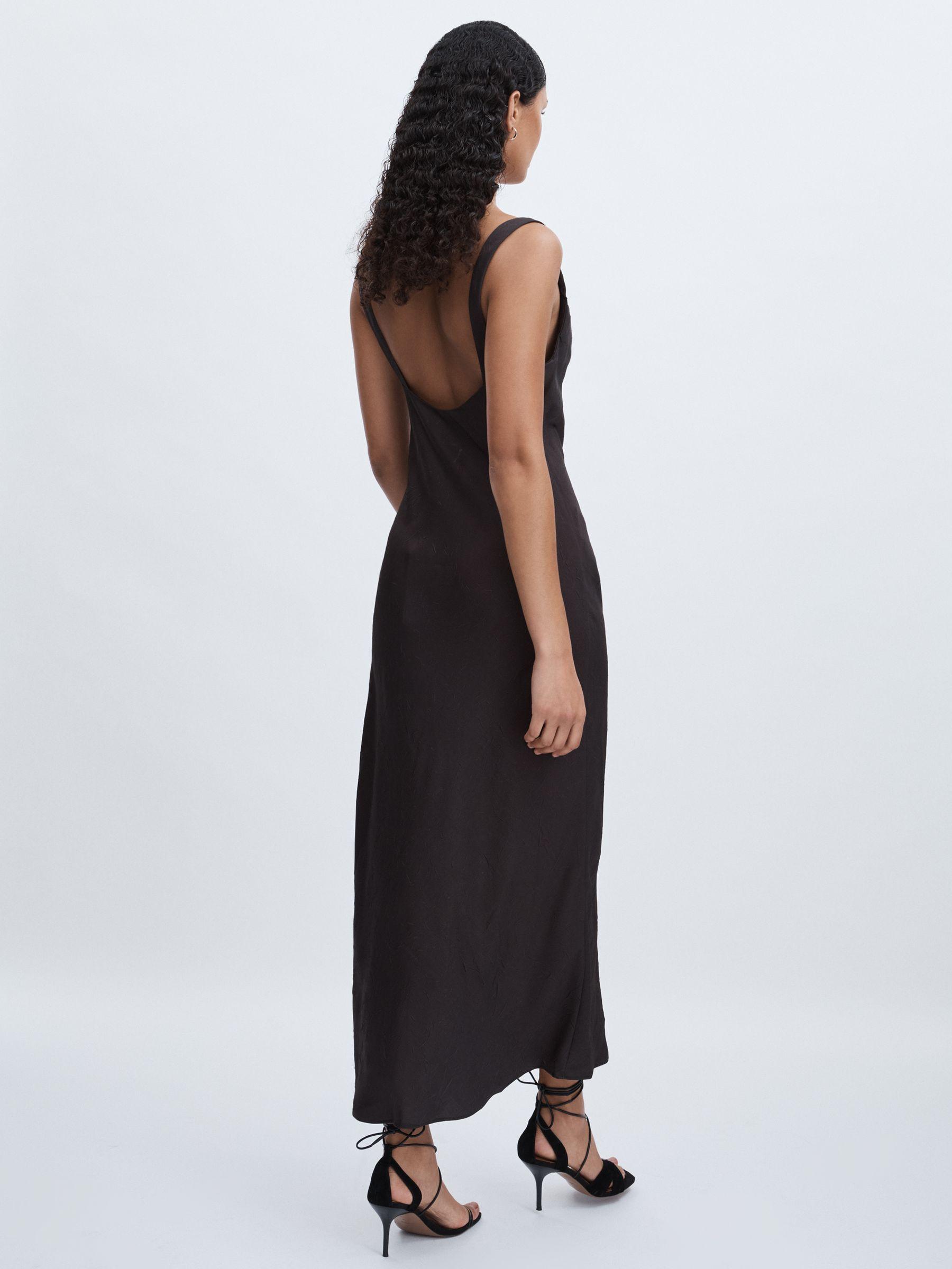 Alia Midi Satin Flower Print Midi Dress in Grey Multi Product Image