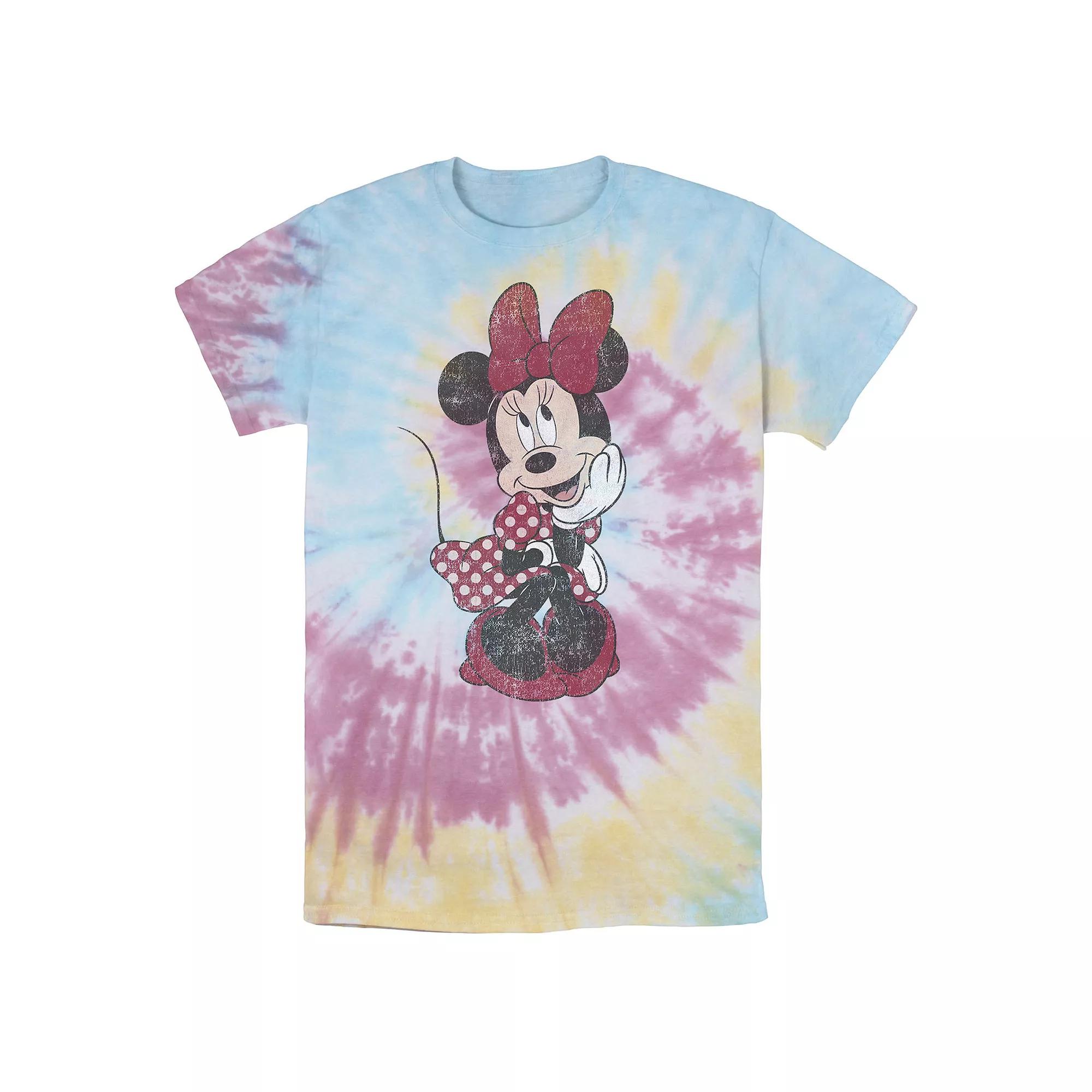 Disney's Minnie Mouse Men's Shy Vintage Bomabrd Wash Tee,  Product Image