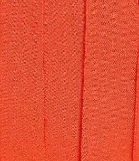 John Mark Wire Collar Split V-Neck 3/4 Sleeve Pintuck Detail Top Product Image