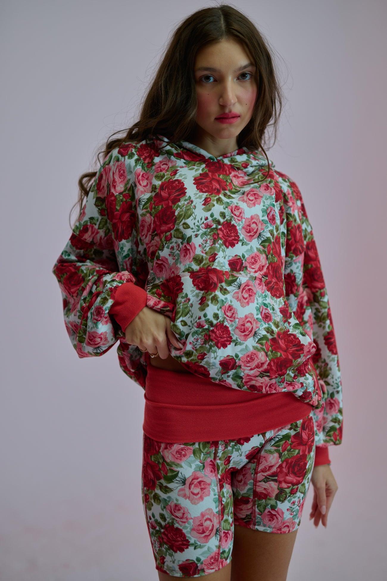 Roses Are Red Pillow Short Set Product Image