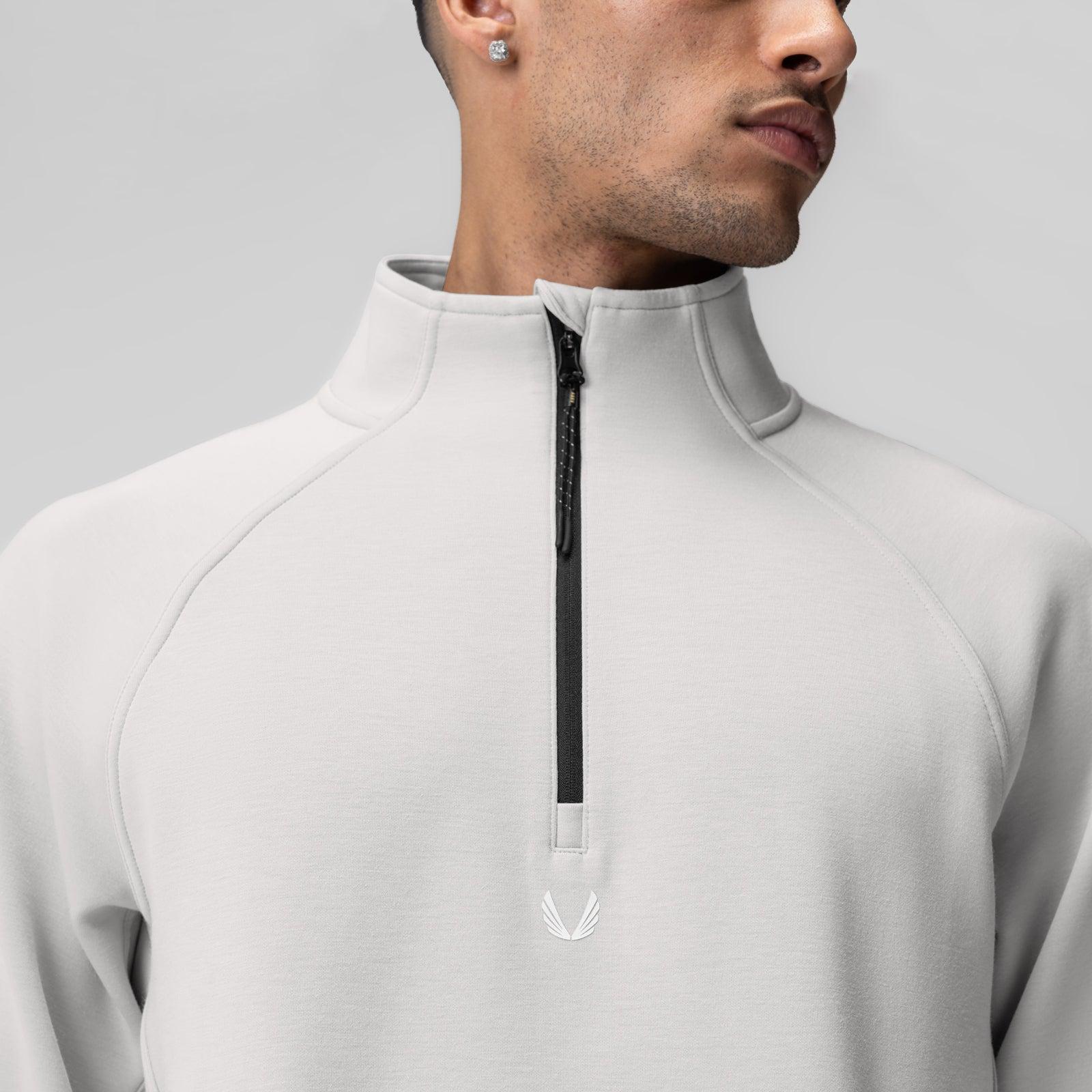 1021. Dri-Core™ Quarter Zip - Light Grey Product Image