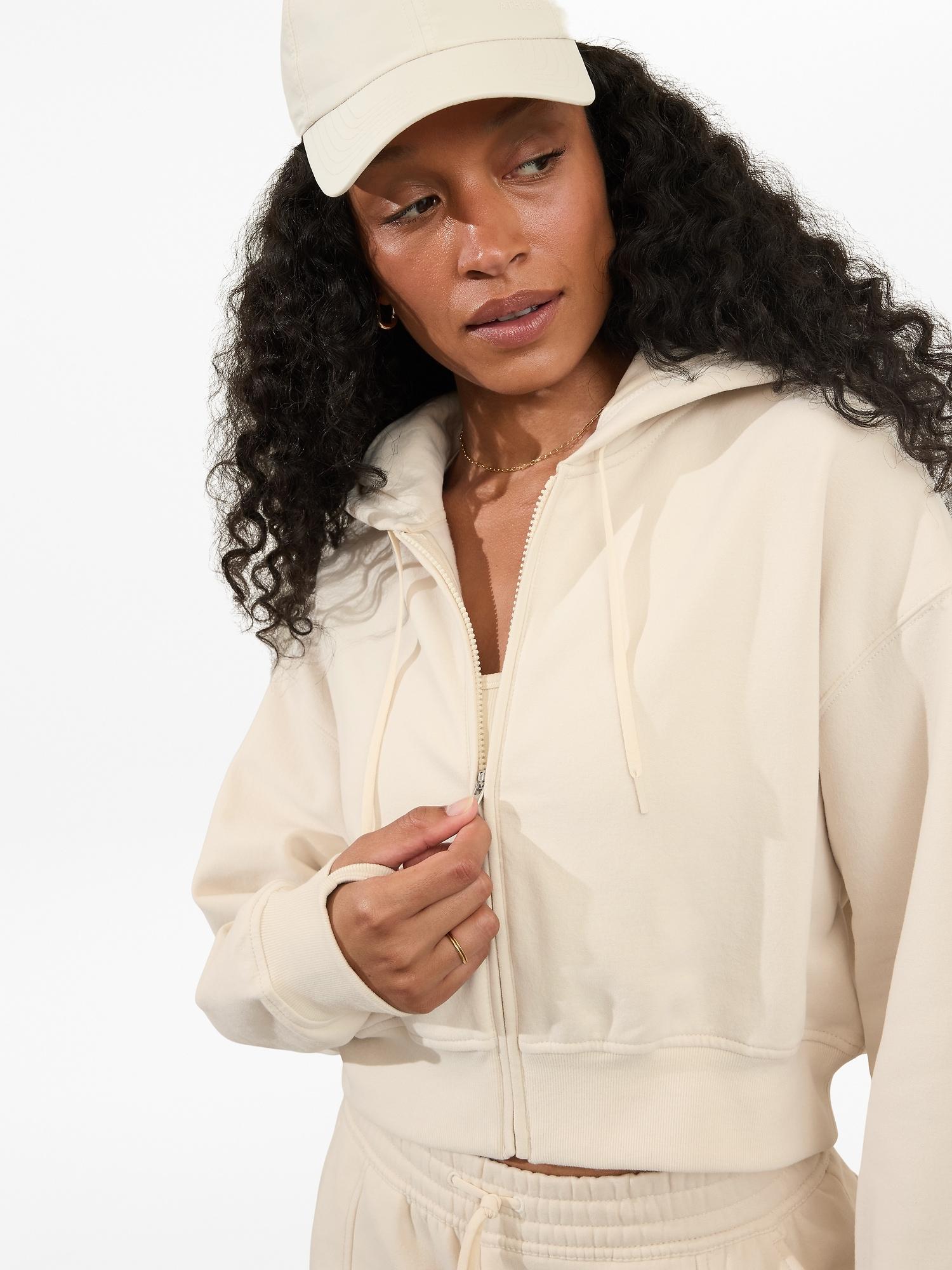 Forever Fleece Crop Full Zip Product Image