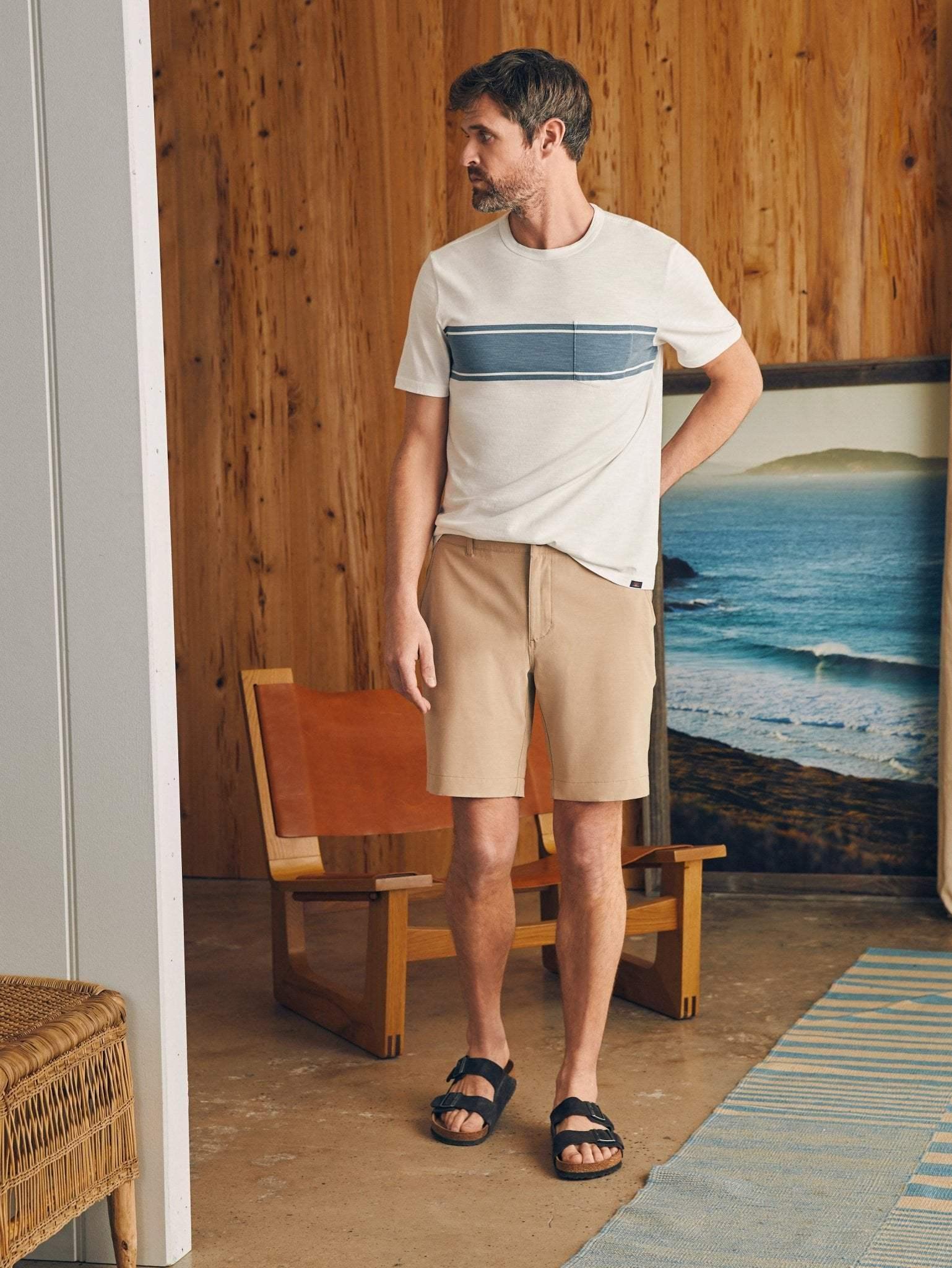 All Day™ Short 1.0 (9") - Khaki Male Product Image
