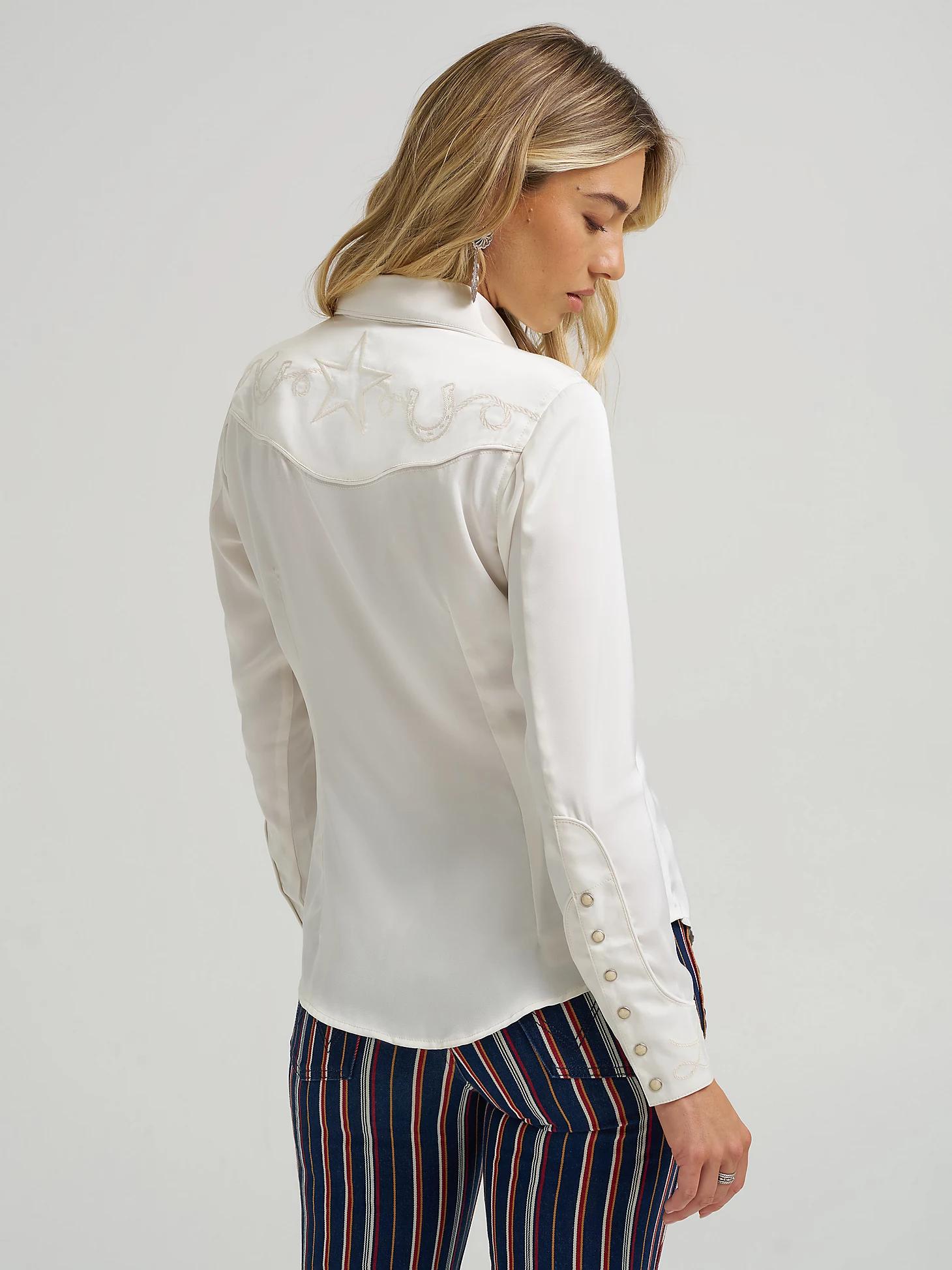 Wrangler x Lainey Wilson Embroidered Western Snap Shirt | Women's TOPS | Wrangler® Product Image