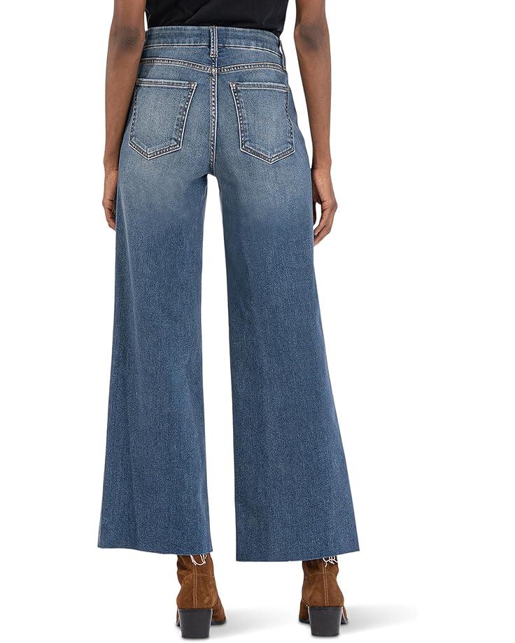Meg High-Rise Fab Ab Wide Leg Raw Hem Product Image
