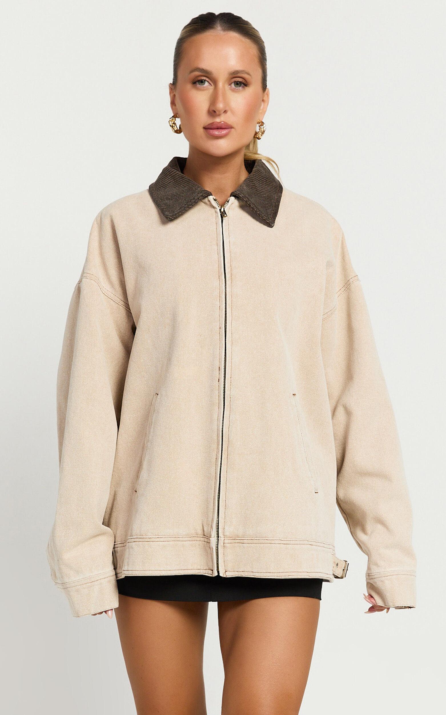 Lioness - Workwear Jacket in Stone Product Image