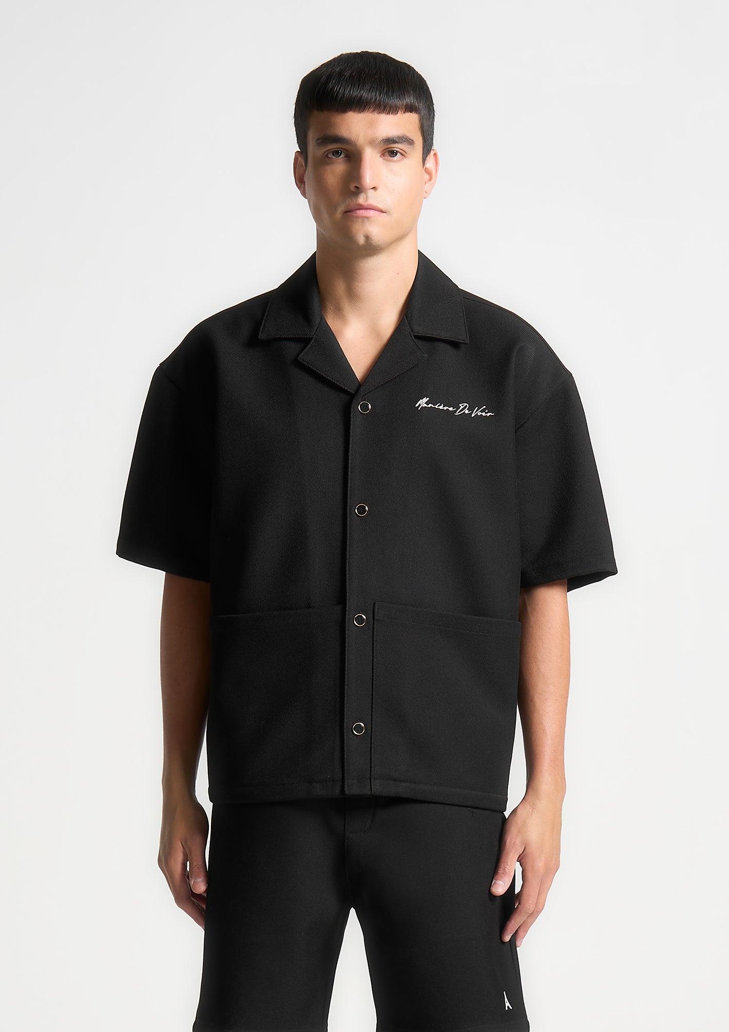 Eiffel Twill Shirt - Black Male Product Image