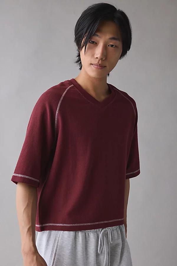 Standard Cloth Reverse Terry Boxy Jersey Tee Mens at Urban Outfitters Product Image