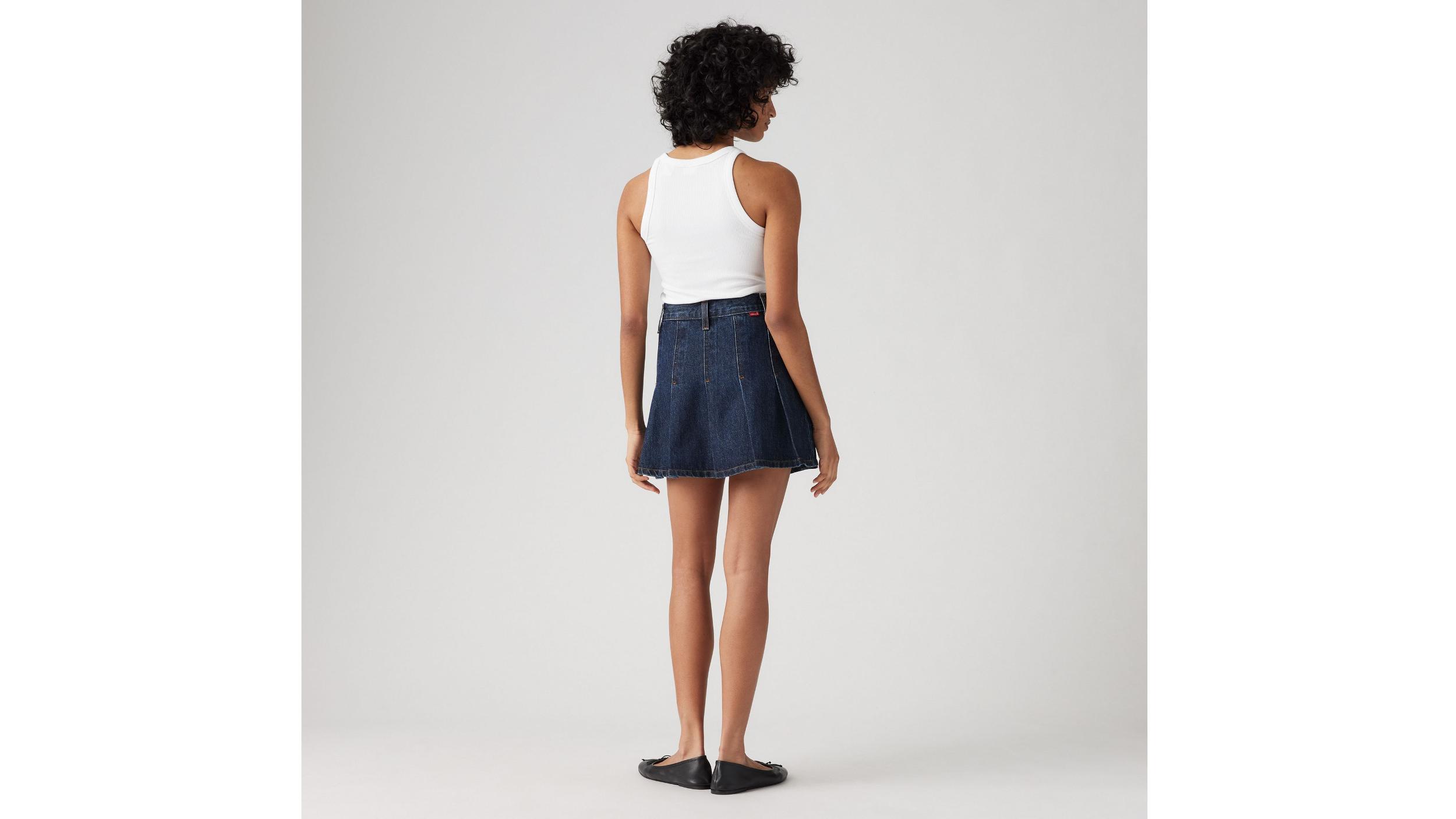 Pleated Mini Skirt Product Image