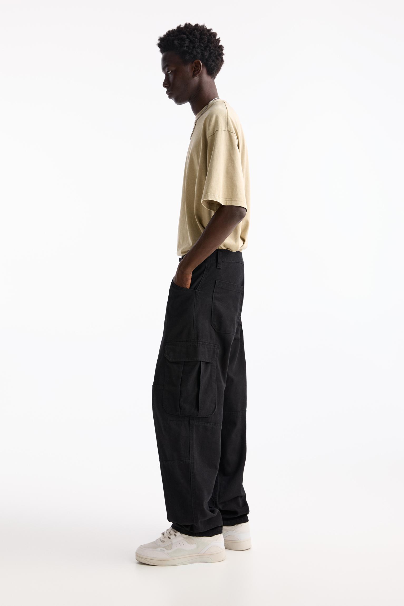Cargo pants with seams Product Image