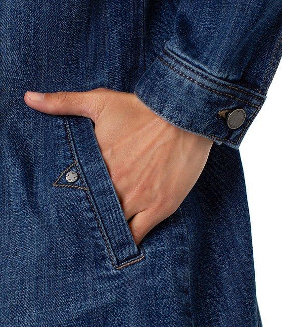 Liverpool Los Angeles Cable Knit Crew Neck Long Raglan Sleeve Sweater Product Image