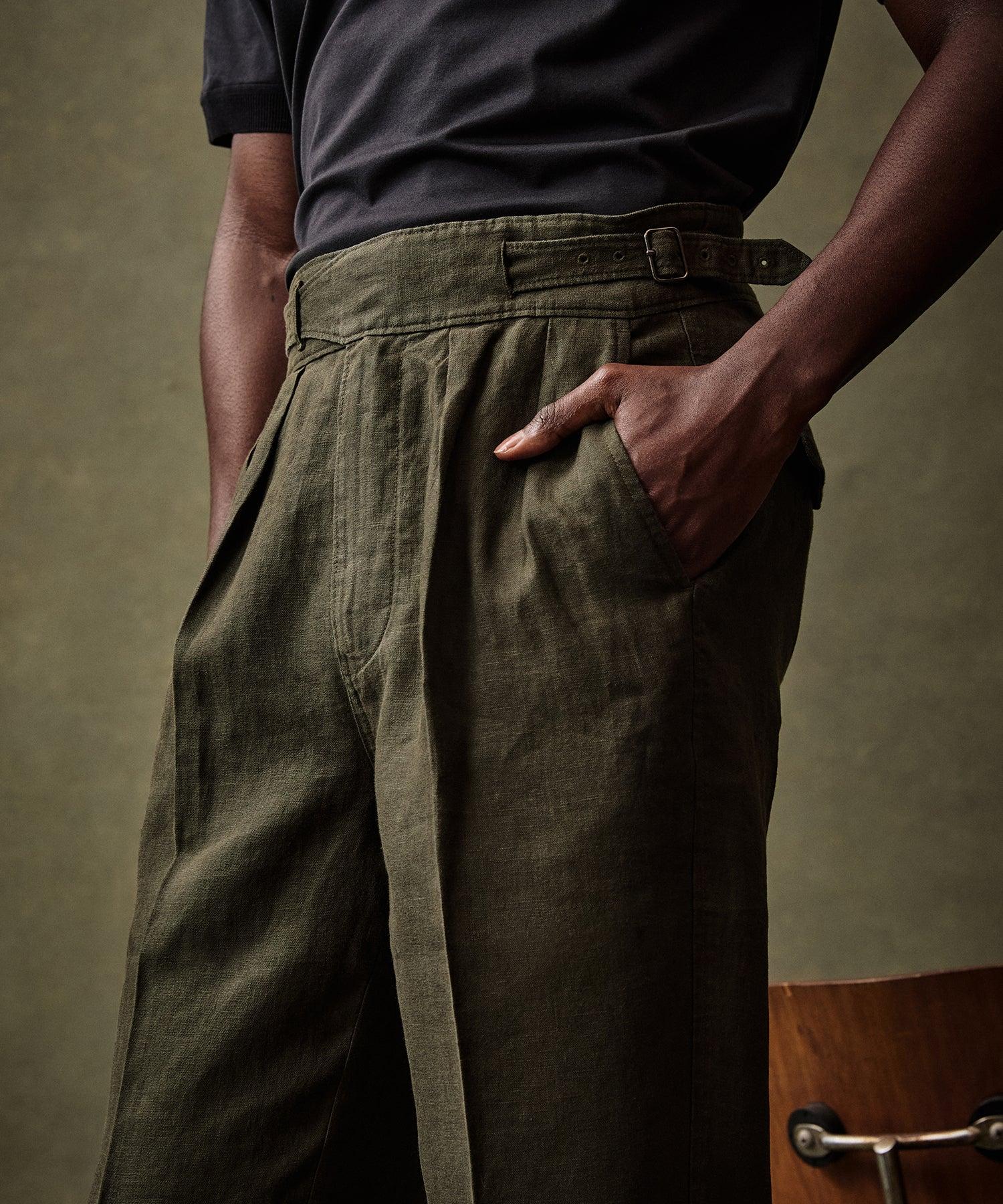 Linen Gurkha Trouser Product Image