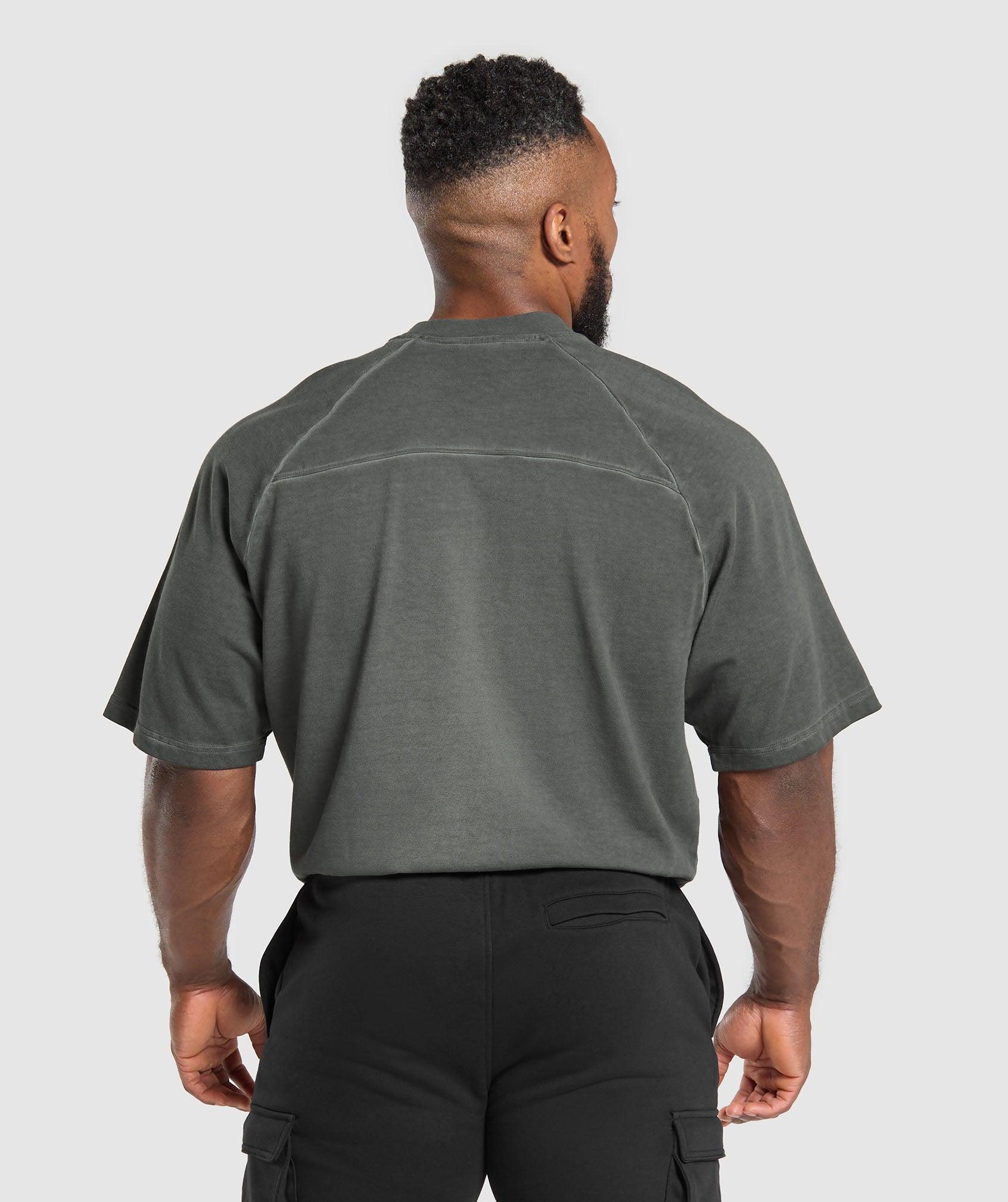 Gymshark Heavyweight T-Shirt - Black Male Product Image