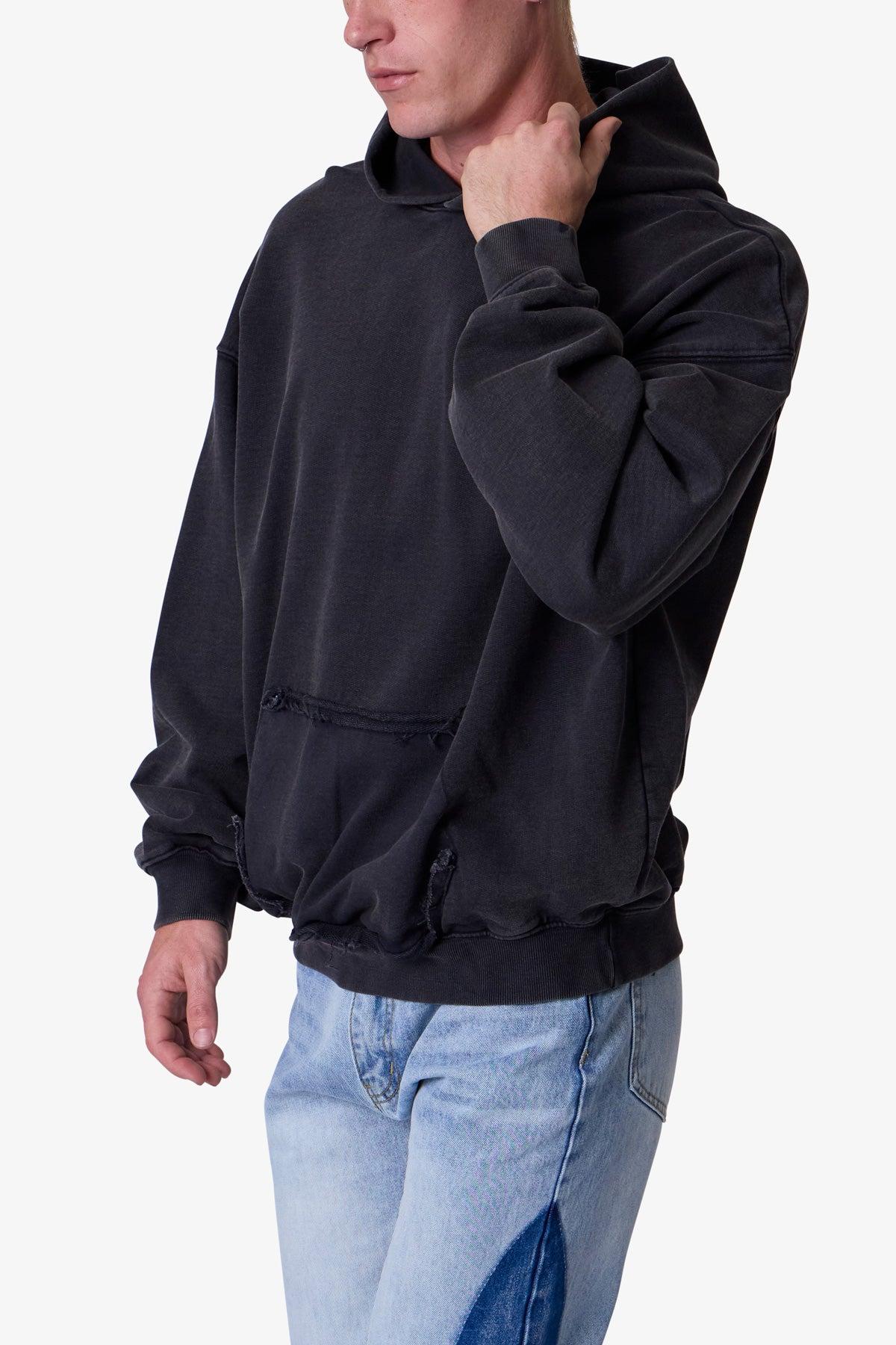 Raw Stitch Hoodie - Black Product Image