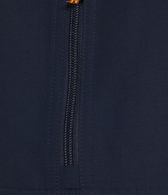 L.L.Bean Mountain Classic Anorak Stand Collar Long Sleeve Kangaroo Pocket Quarter-Zip Pullover Jacket Product Image