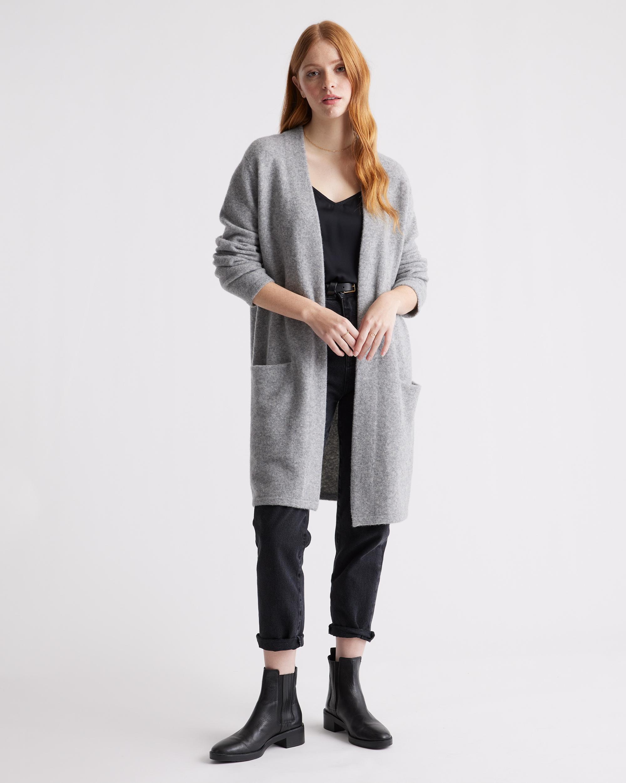 Quince | Women's Superfine Merino Wool Sweater Coat Product Image
