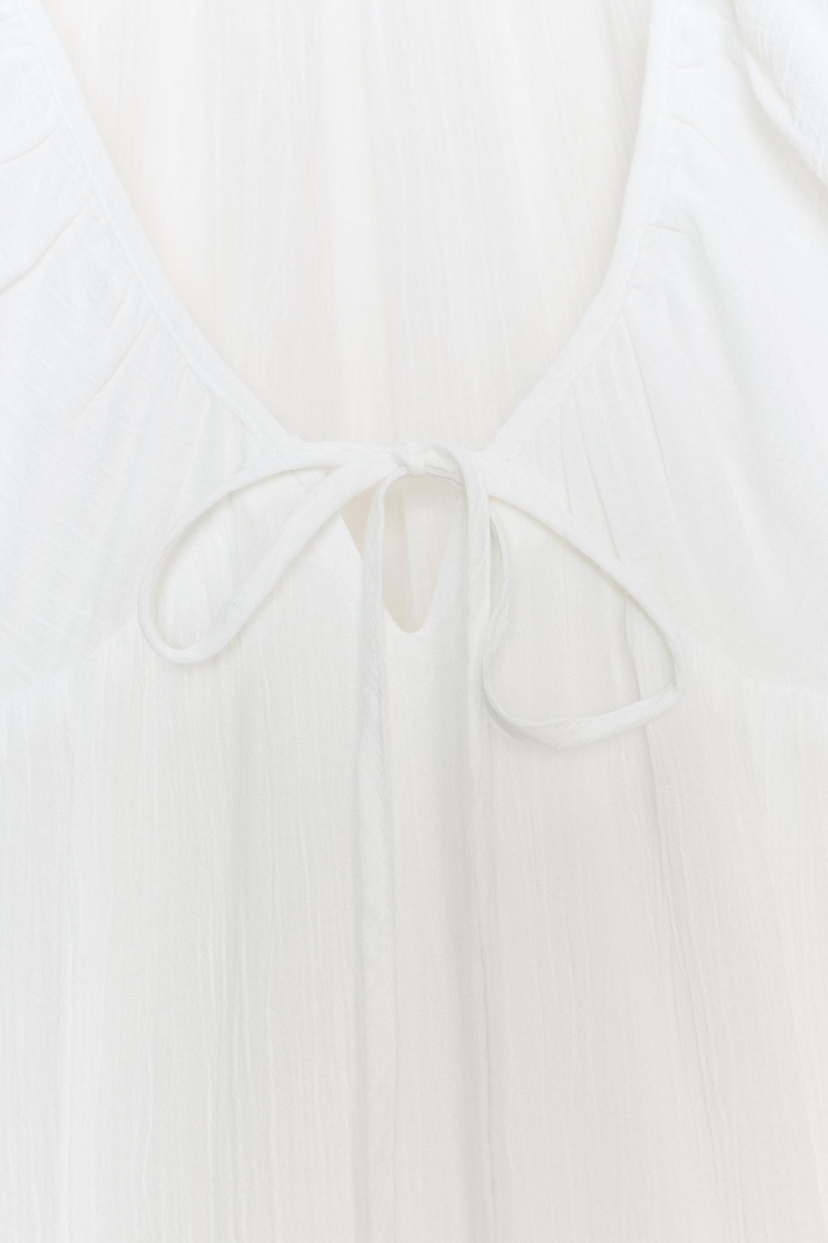 CHIFFON GODET MIDI DRESS Product Image