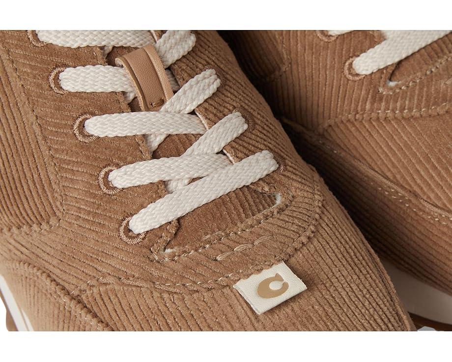 Women's COACH Runner Corduroy Sneakers Product Image