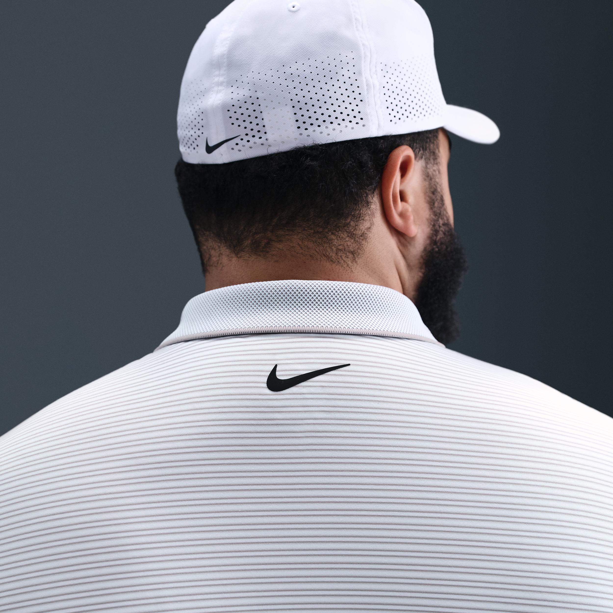 Nike Mens Tour Dri-FIT Striped Golf Polo | FZ7479-100 Product Image