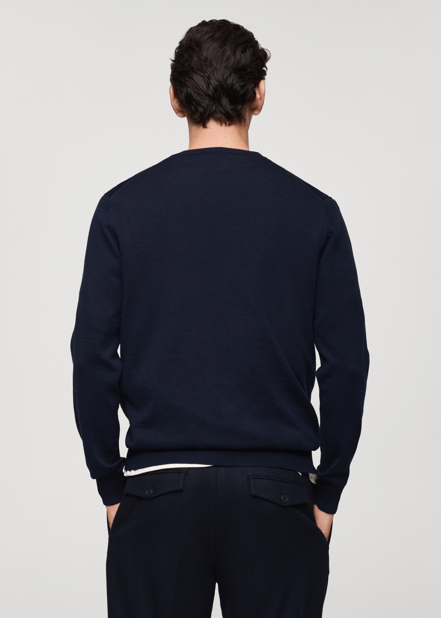 100% merino wool sweater - Men | MANGO USA Product Image