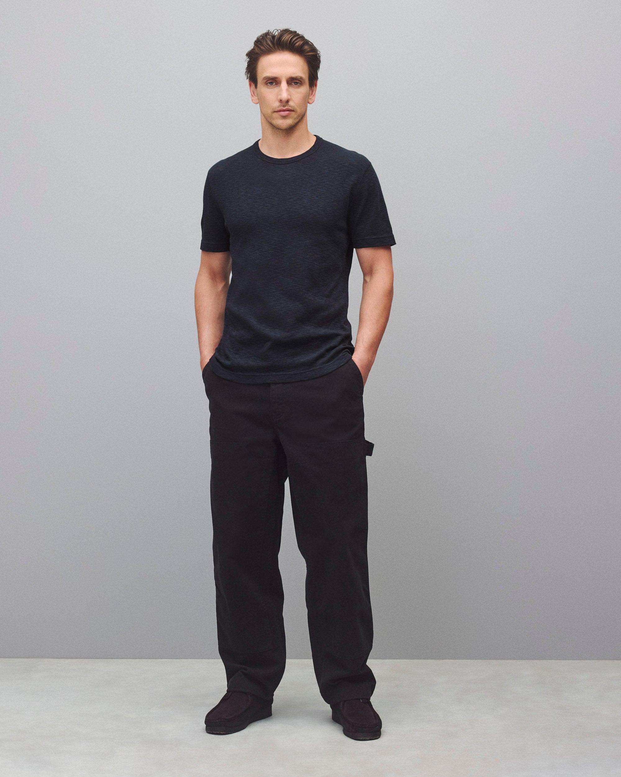 1x1 Slub Slim T-Shirt Male Product Image