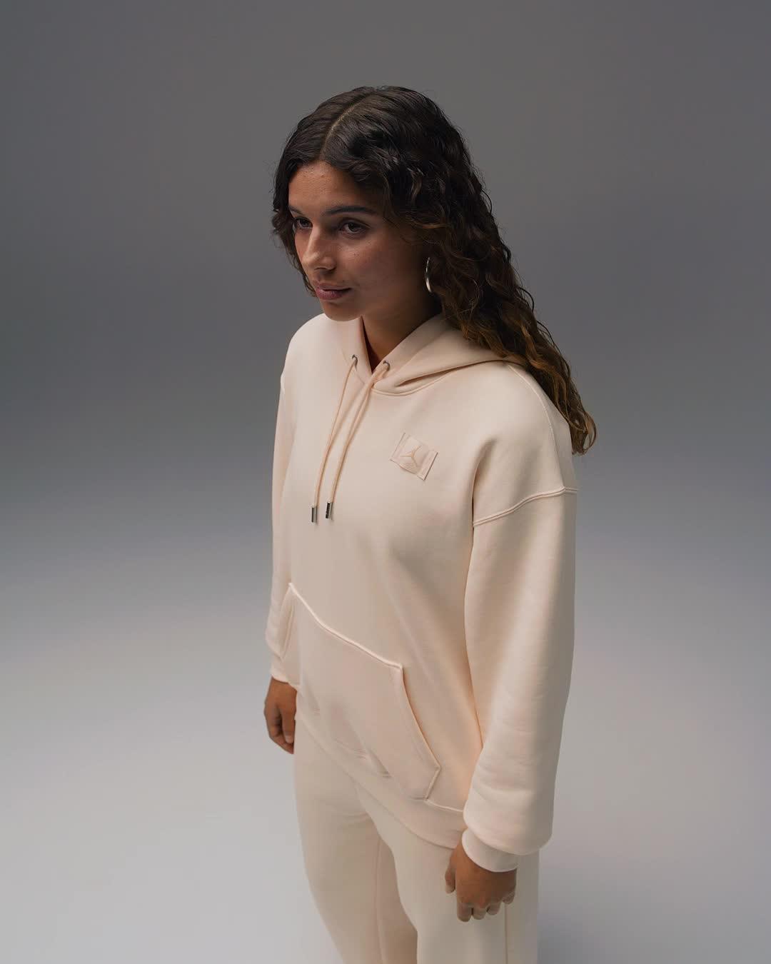 Jordan Womens Jordan AJ 1 Mid - Womens Basketball Shoes Sail/Pink Product Image