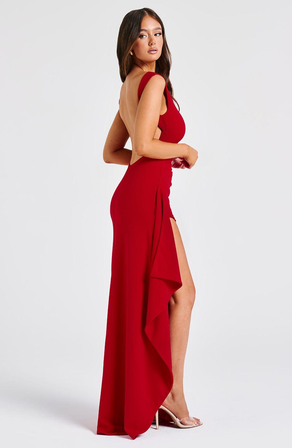 Pandora Maxi Dress - Red Product Image