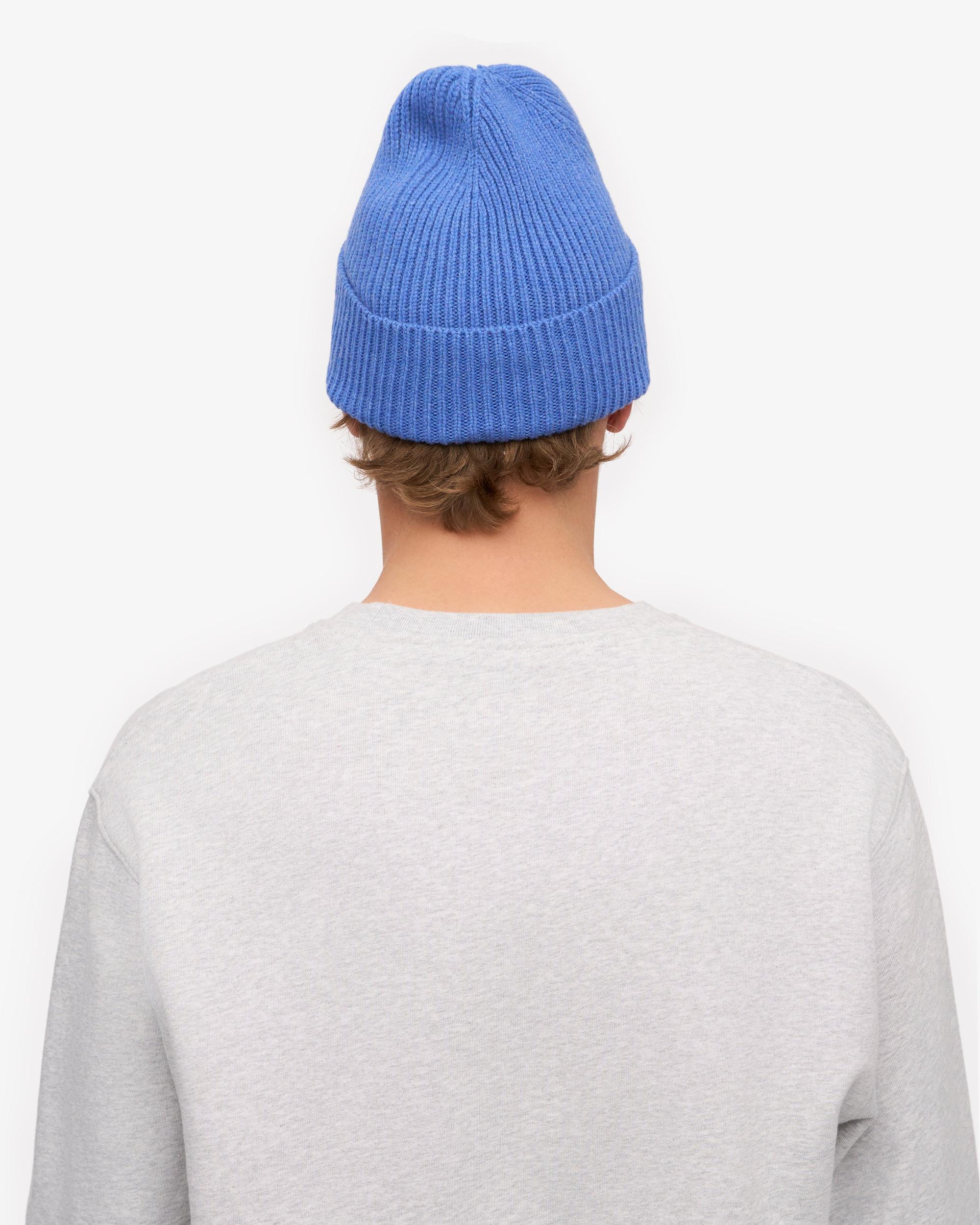 Merino Wool Beanie - Pacific Blue Product Image