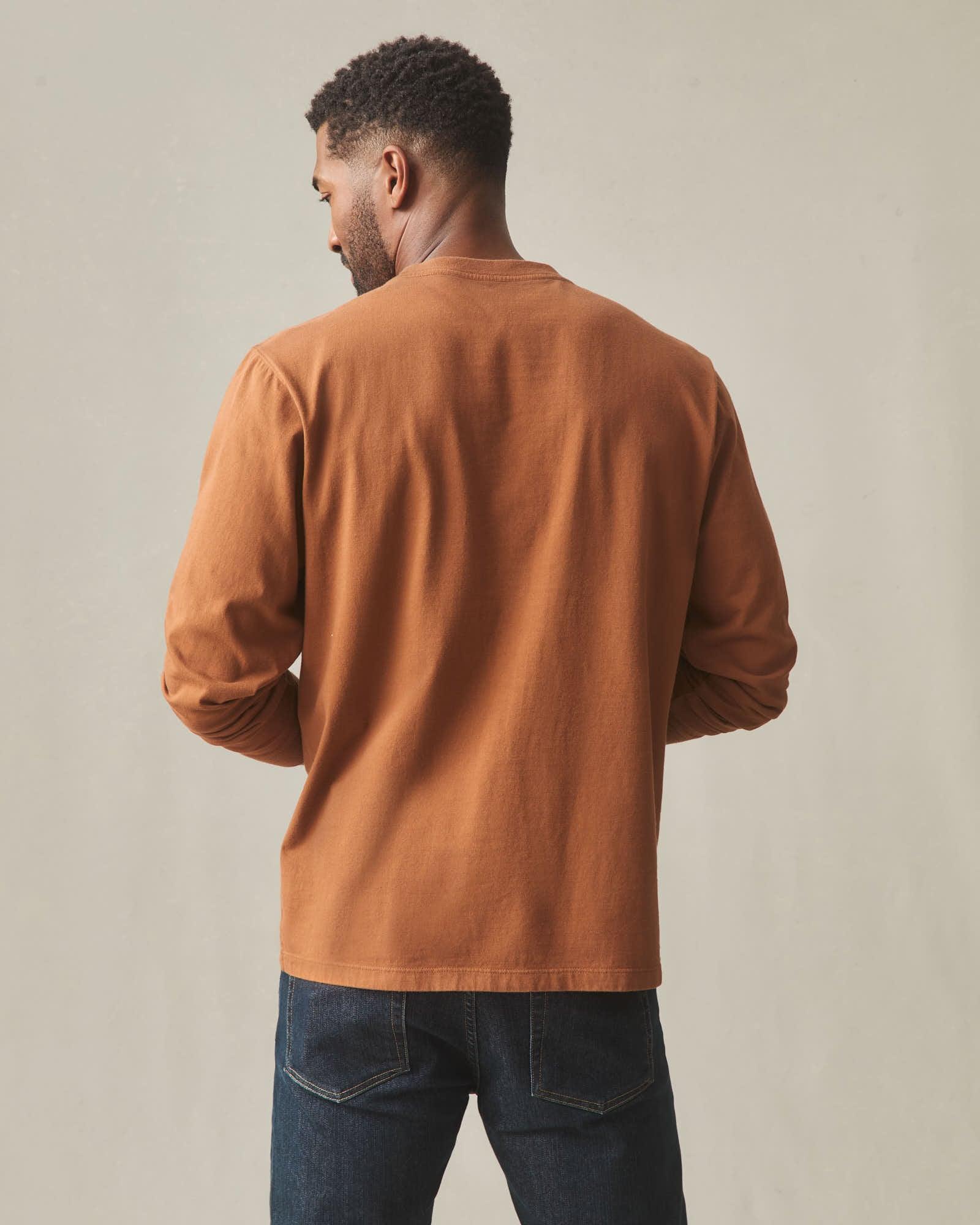 Men's Long Sleeve Pocket Tee - Tortoise Shell Male Product Image