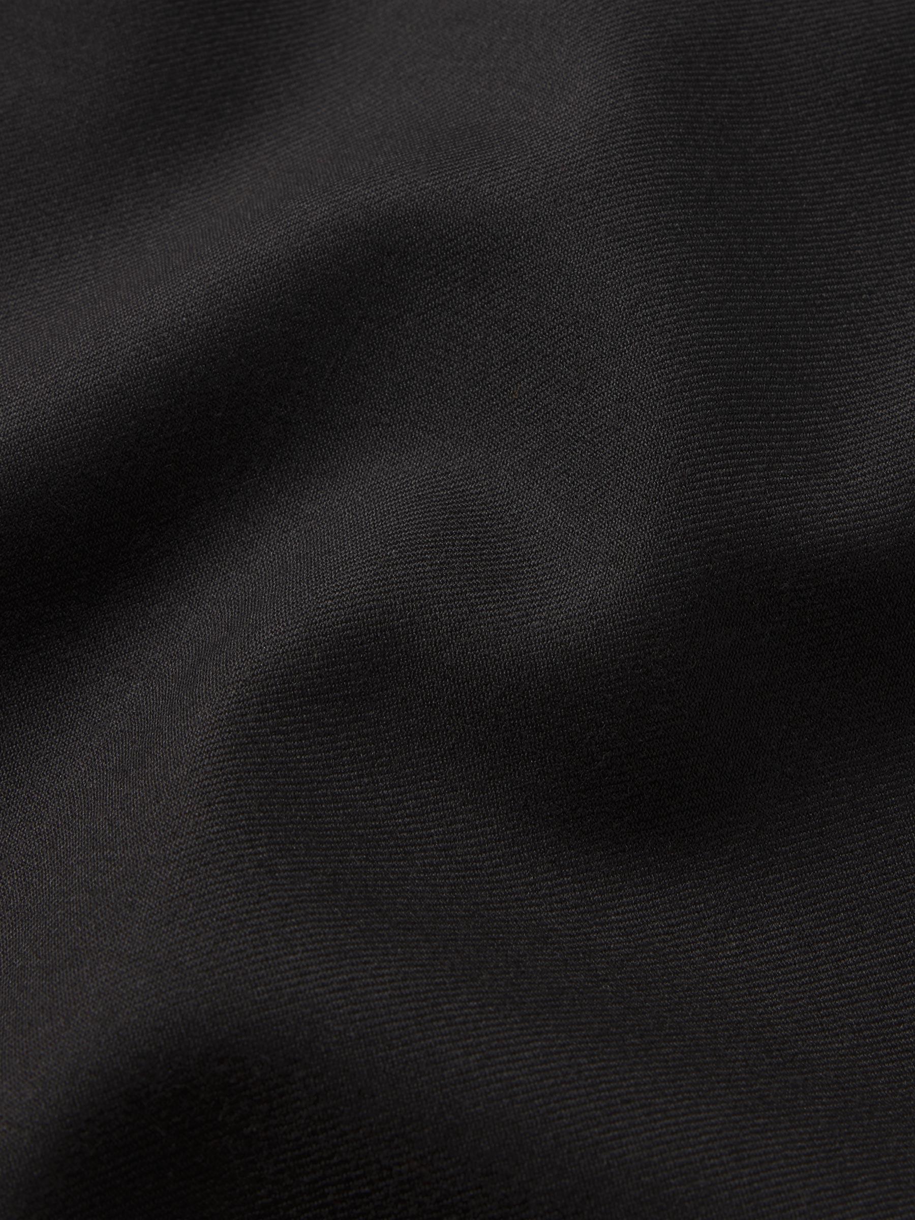 Black Wool Gabardine Diamondhead Camp Shirt Product Image