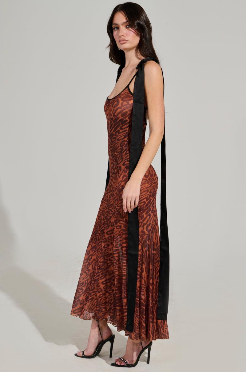 ALL ABOUT ME MESH MAXI DRESS Product Image