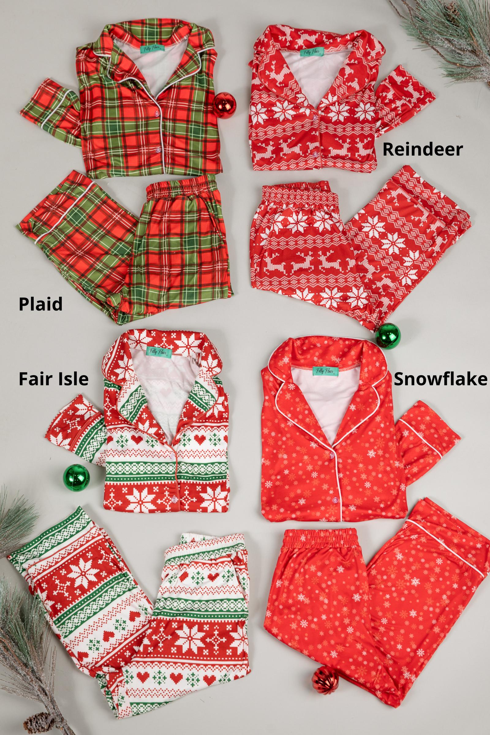 Christmas Holiday Pajama Set Product Image