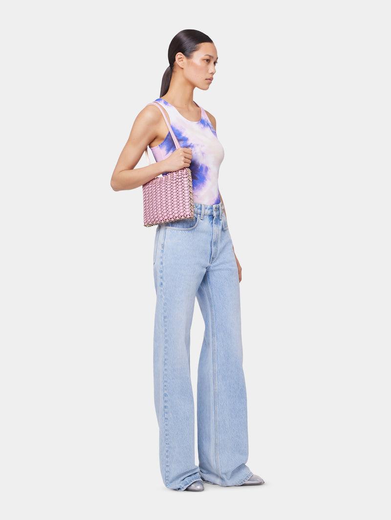 PINK/GOLD 1969 FLIP BAG IN LEATHER Product Image