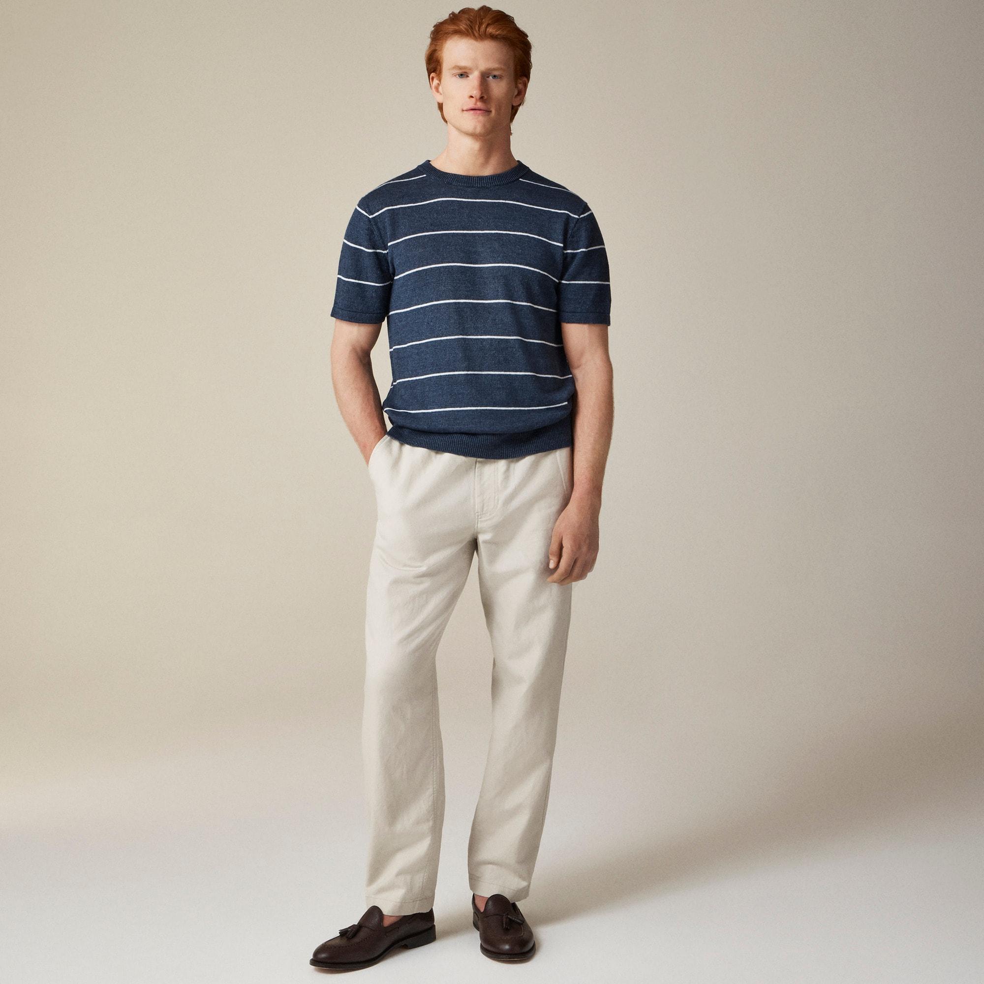 Pier pant in cotton-linen blend canvas Product Image